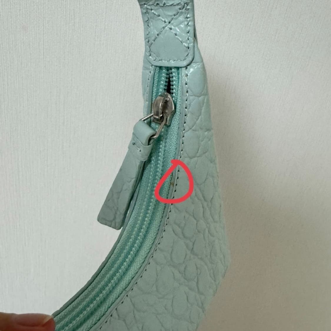 byfar 바이파 베이비앰버백 하늘색 상품이미지5