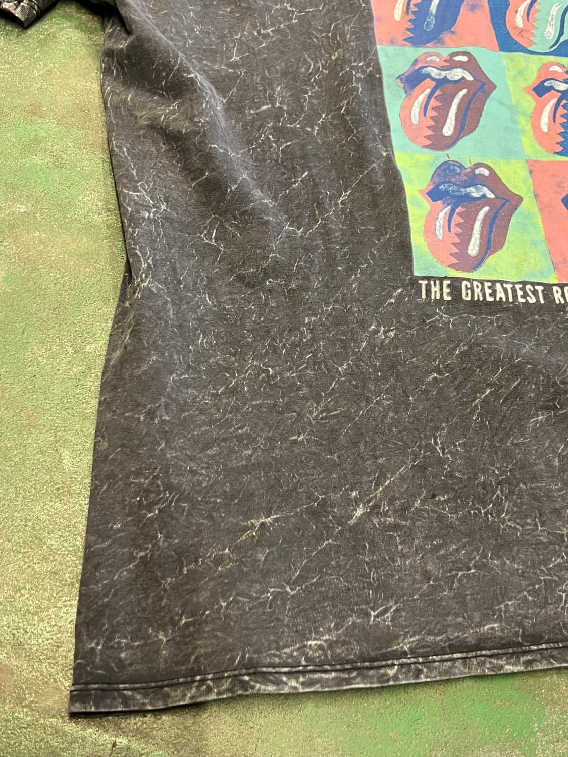 [XL] 롤링스톤즈 1989 투어 머천다이즈 빈티지 반팔 티셔츠 상품이미지4