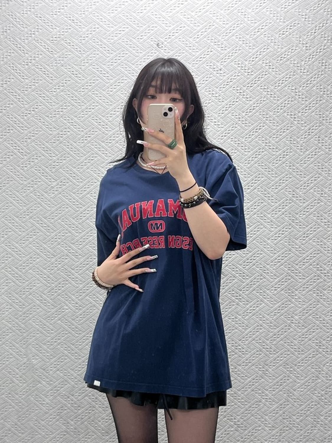 노메뉴얼 올드스쿨 레트로 빈티지 프린팅 반팔티 L C11394 상품이미지1