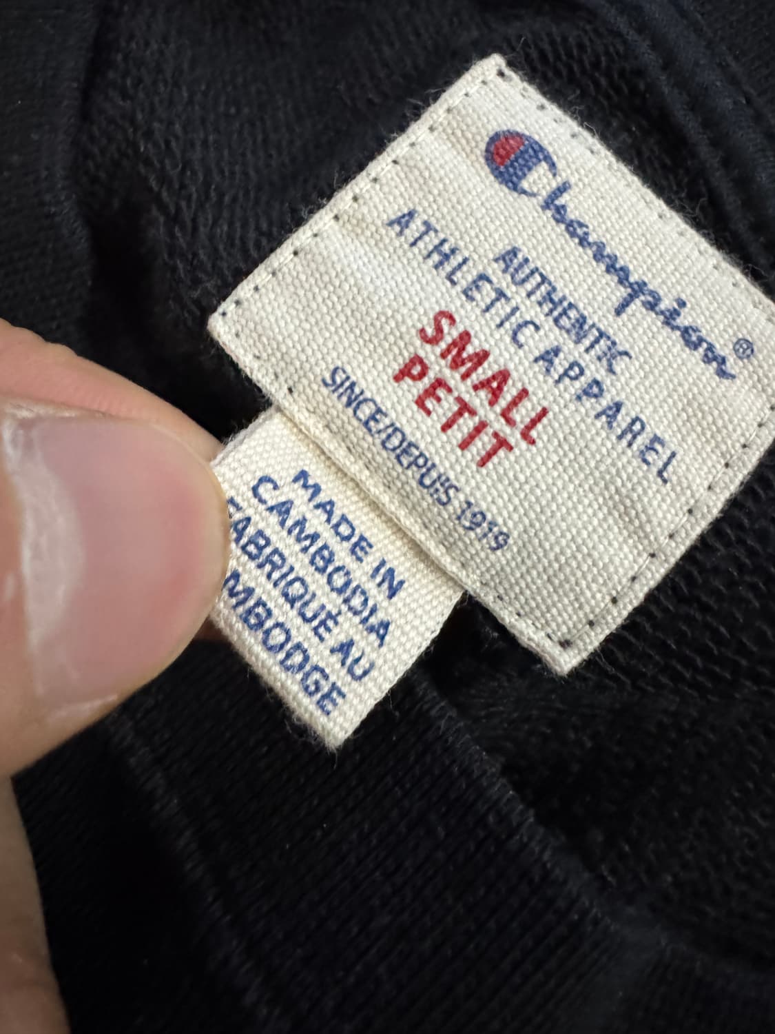 챔피온 스펠아웃 트레이닝 맨투맨 M 블랙 상품이미지3