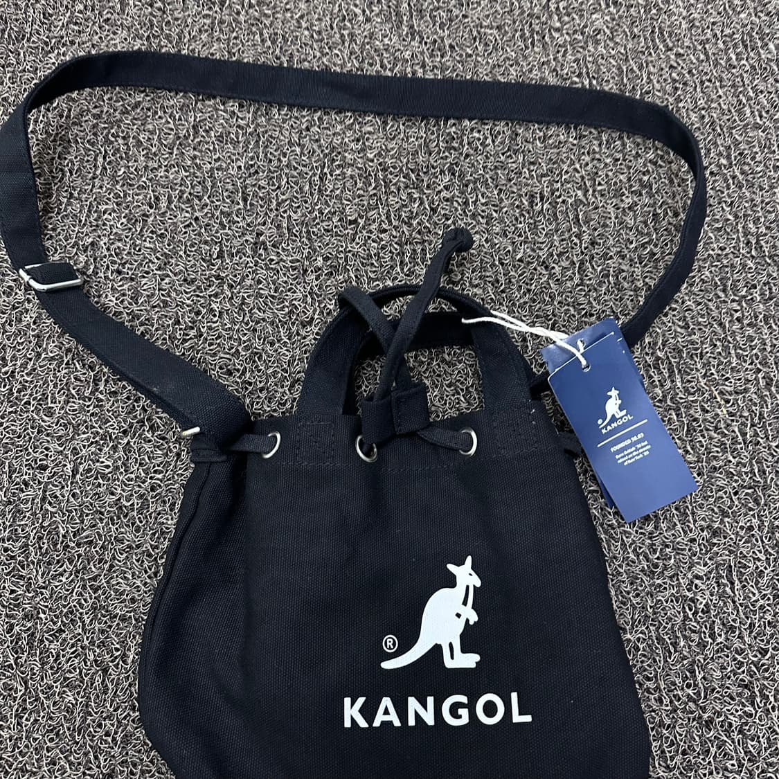 [새상품] KANGOL 캉골 캔버스 미니 복주머니 여성 크로스백 가방  상품이미지3