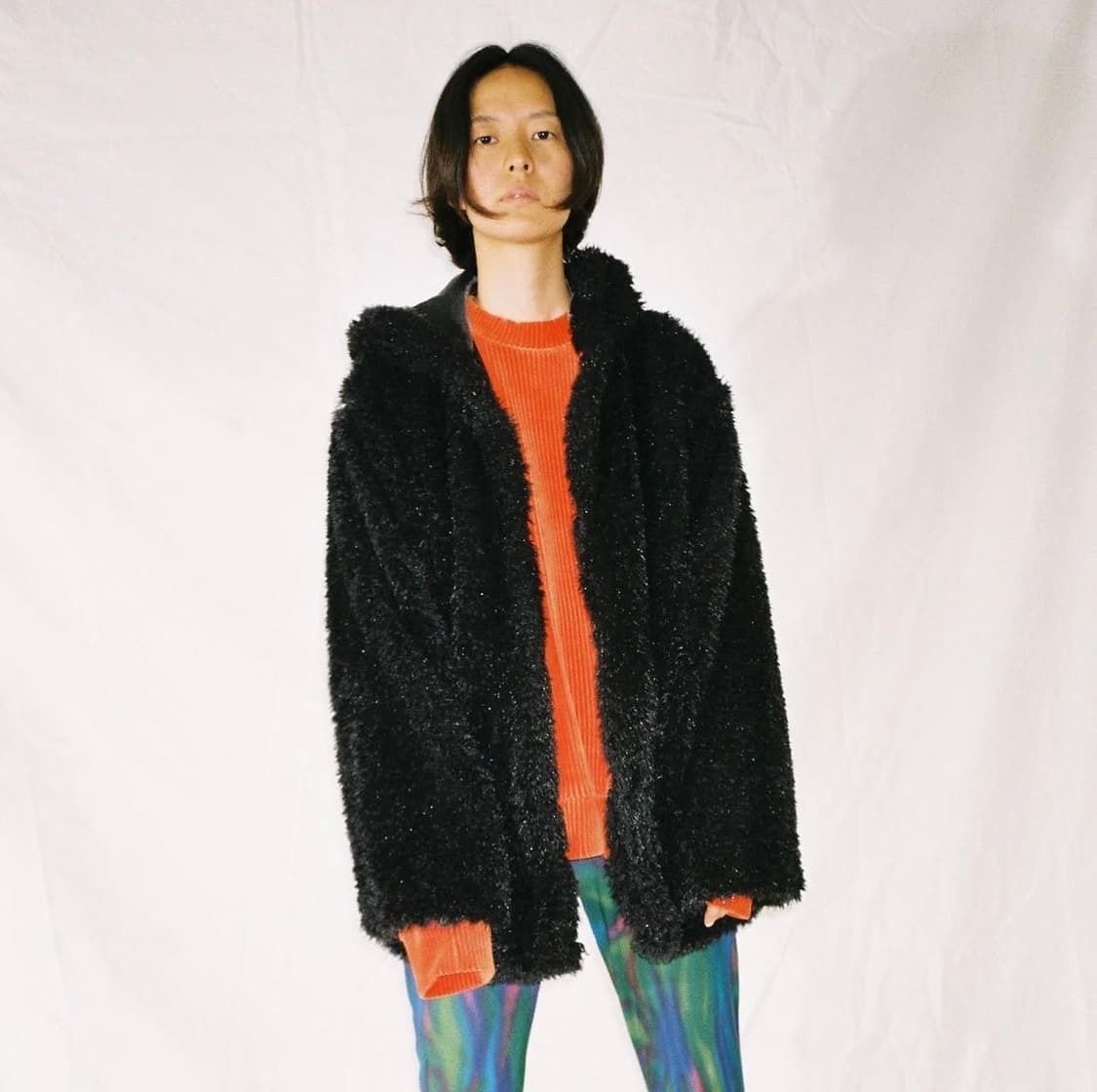 Enzo Blues FAUX FUR HOODED COAT 상품이미지4