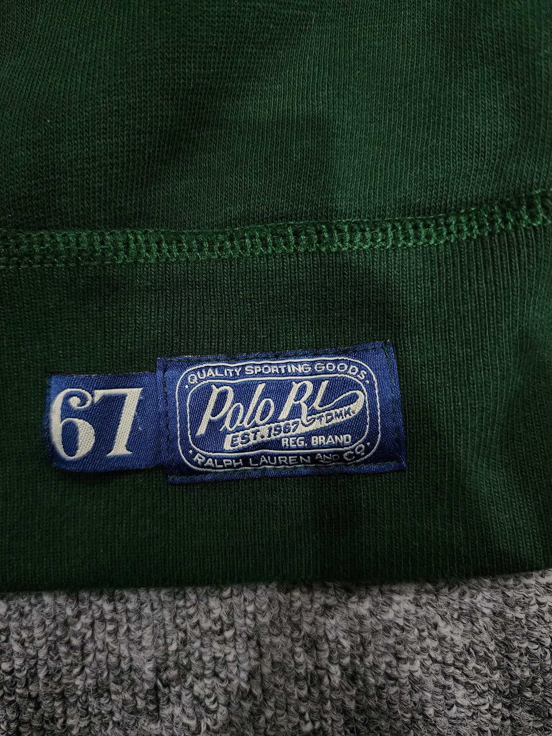 폴로 랄프로렌 아치 로고 신형택 기모 크루넥 맨투맨 L 상품이미지4