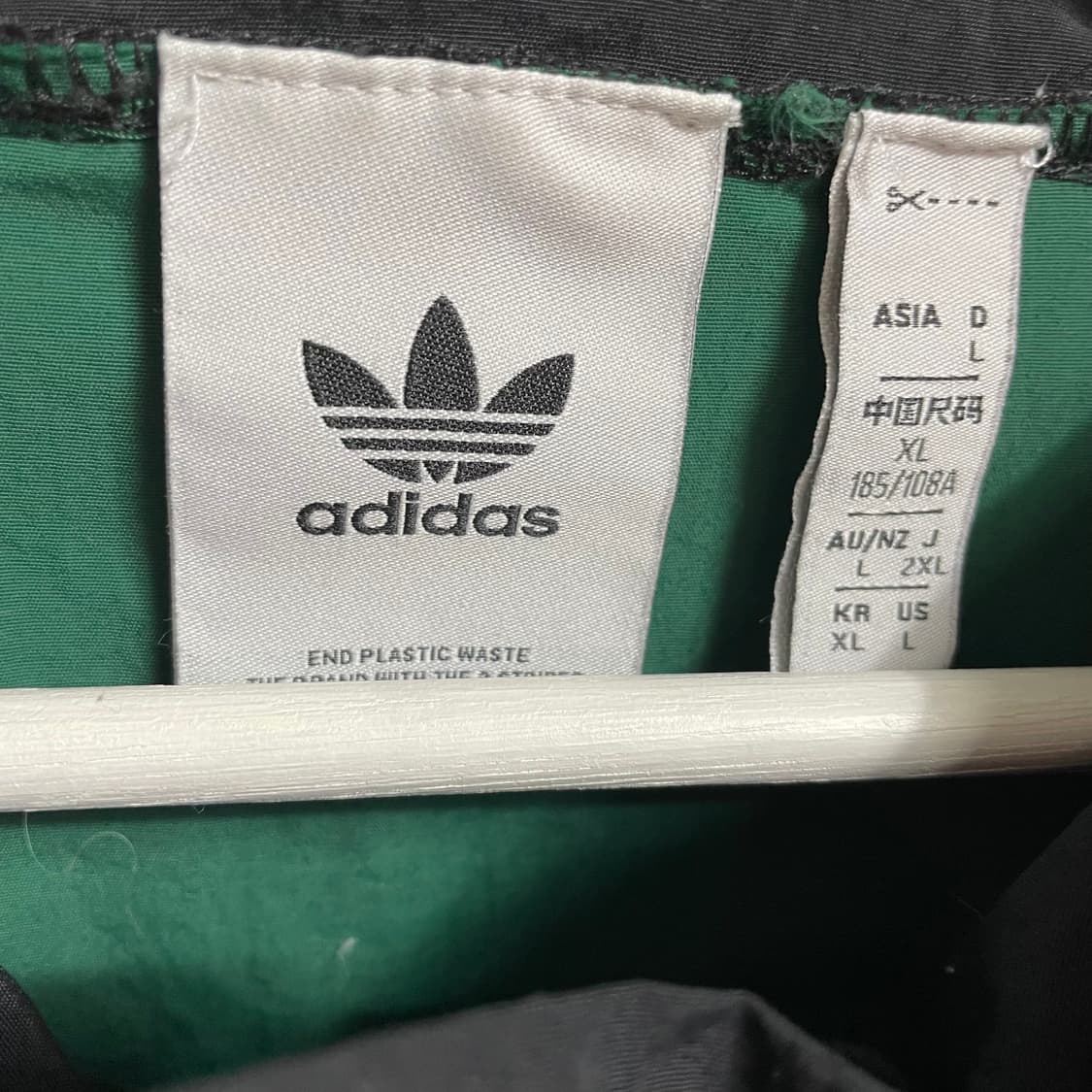 [XL] 아디다스 어드벤처 빈티지 올드스쿨 아노락 바람막이 그린 상품이미지2