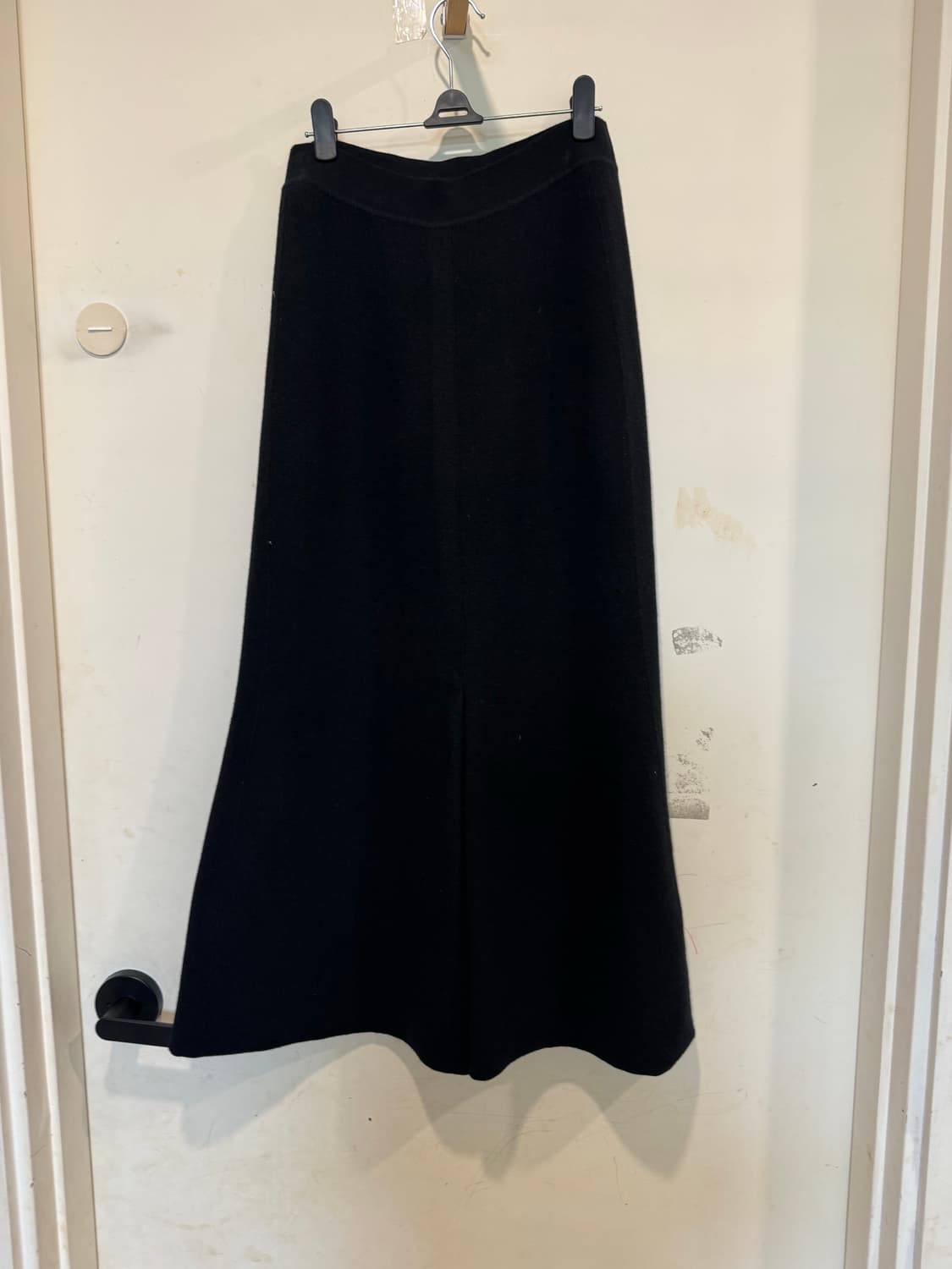 TIME 타임 울 슬릿 플리츠 니트 스커트 상품이미지1