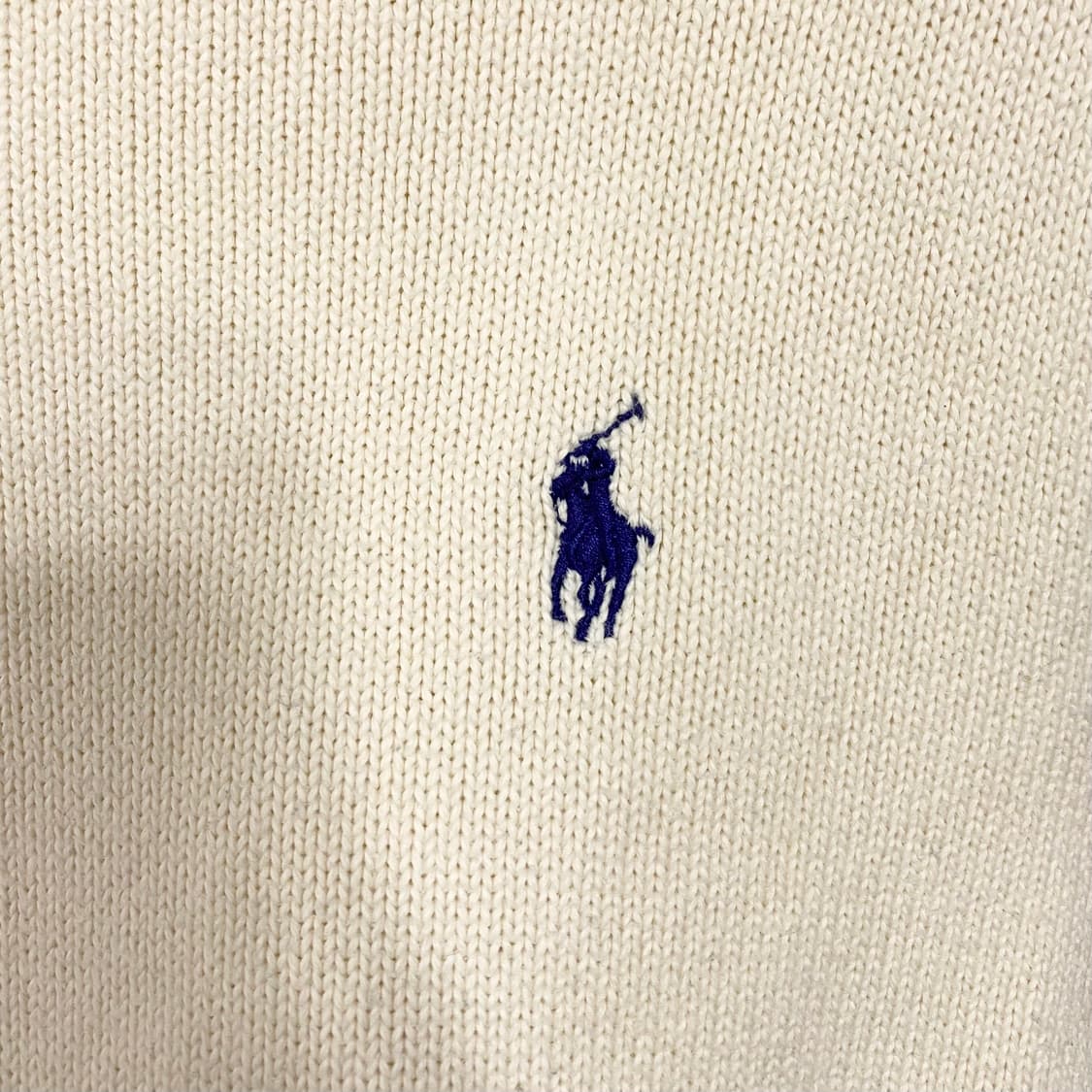 폴로 랄프로렌 신형 코튼 니트 아이보리 상품이미지4
