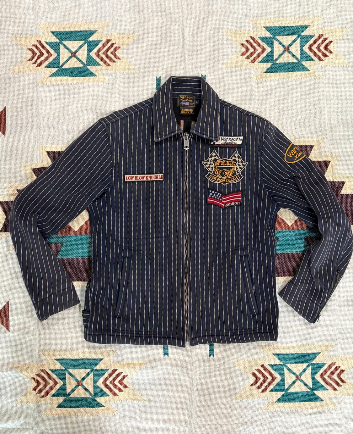 밴슨x로우블로우너클 와바시 스포츠 자켓 상품이미지1