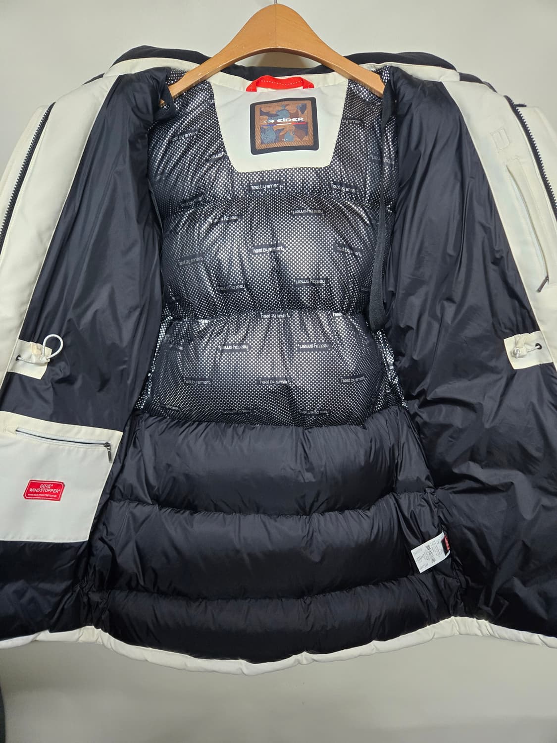 아이더 700 필파워 화이트 구스다운 패딩100 상품이미지3