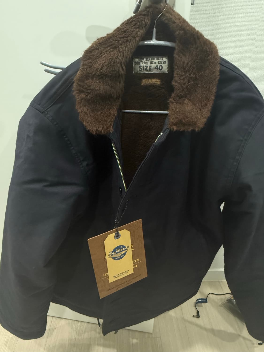 버즈릭슨 N-1 미해군 NAVY 데모텍스 덱자켓 상품이미지3