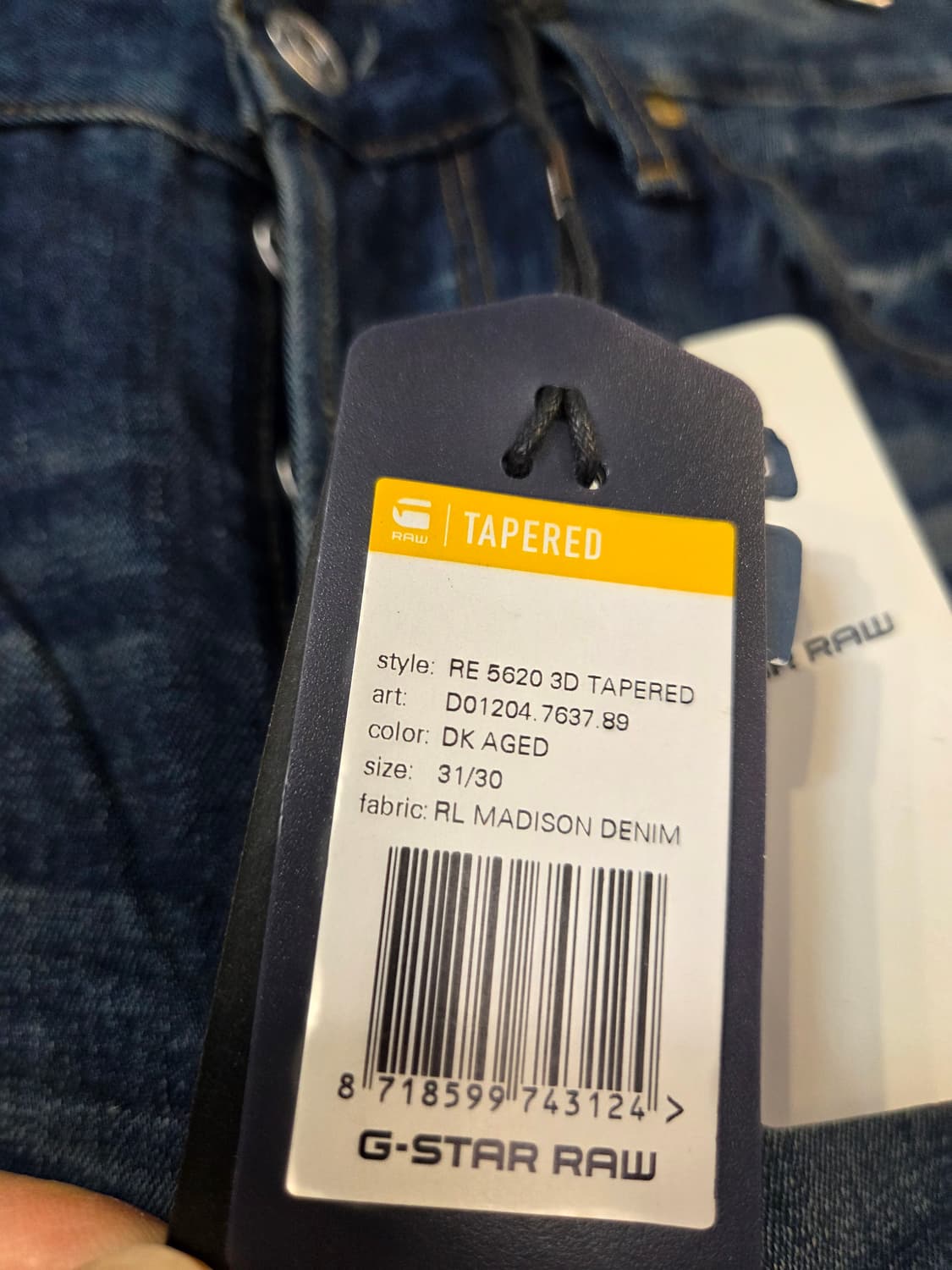 G-STAR RAW 워크웨어 스타일 데님 팬츠(W31/L30) 상품이미지9