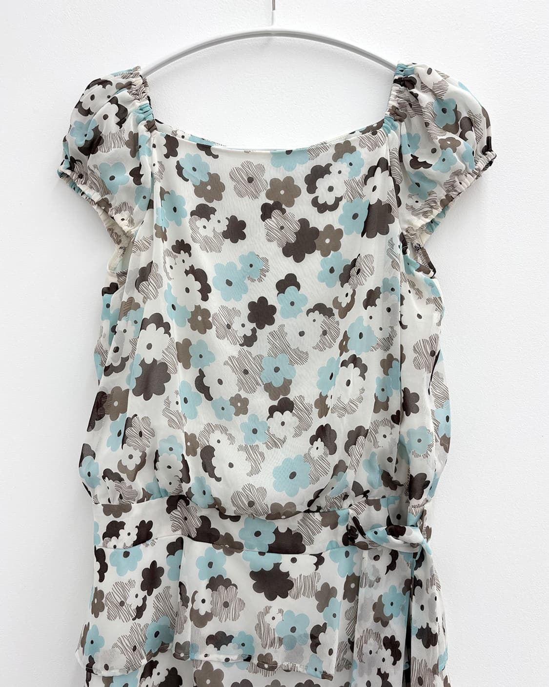 m's gracy민트 초코 플로럴 티어드 원피스 상품이미지8