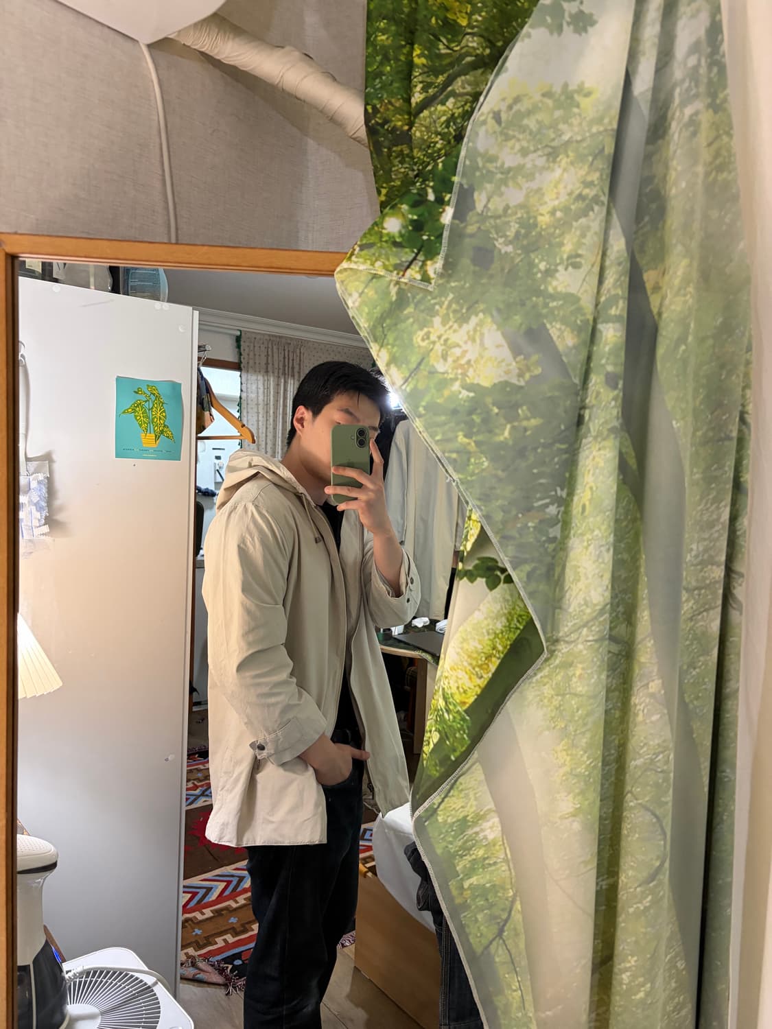 여성L) 에디바우어 후드 바람막이 레인자켓 상품이미지2