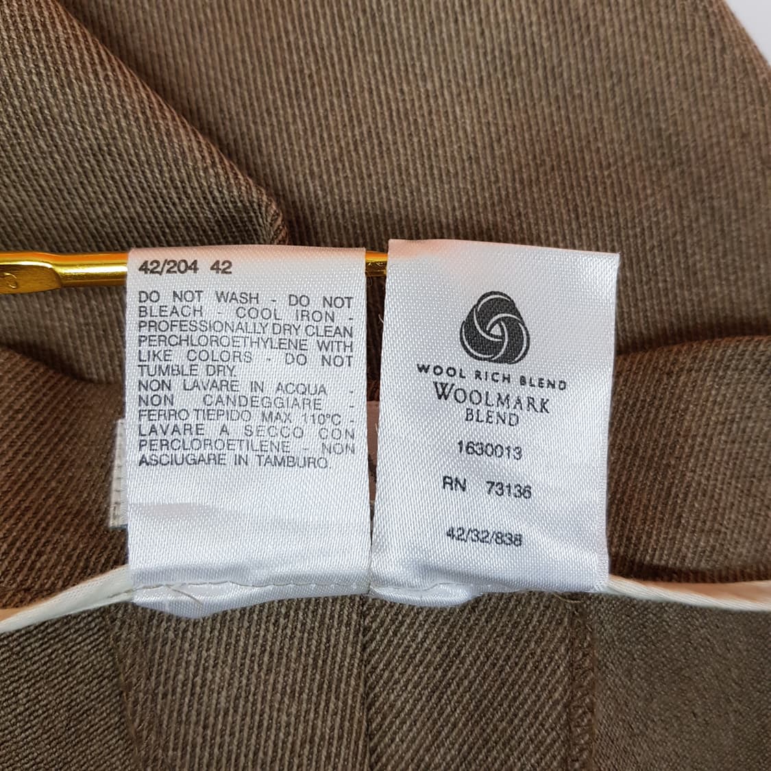 막스마라 MaxMara 울 블렌드 슬랙스 42사이즈 상품이미지6