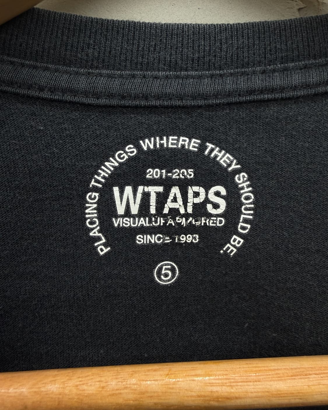 WTAPS 그래픽 티셔츠 블랙 상품이미지5