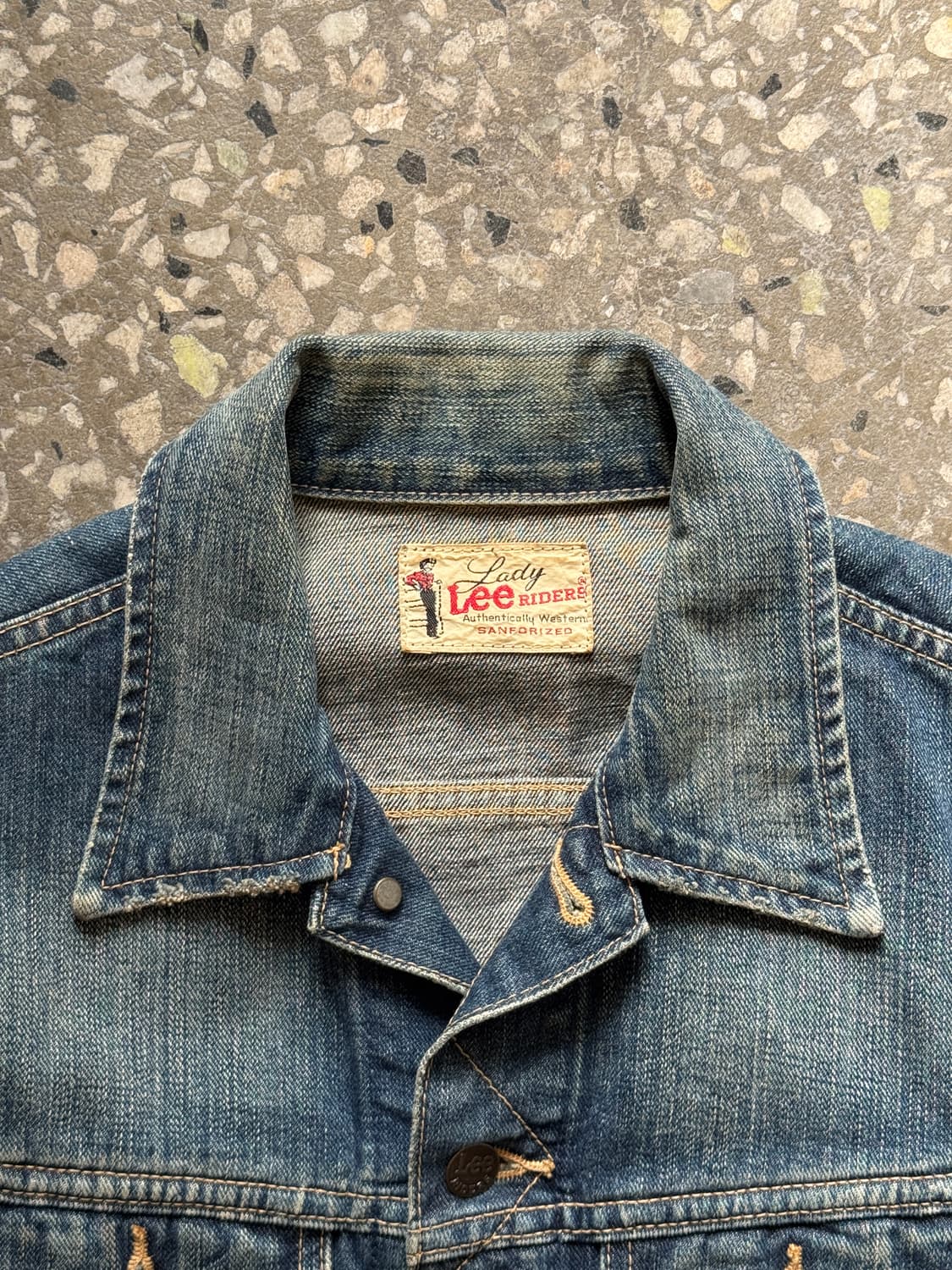 90s 레이디 리 라이더 데님 자켓(O74) 상품이미지2