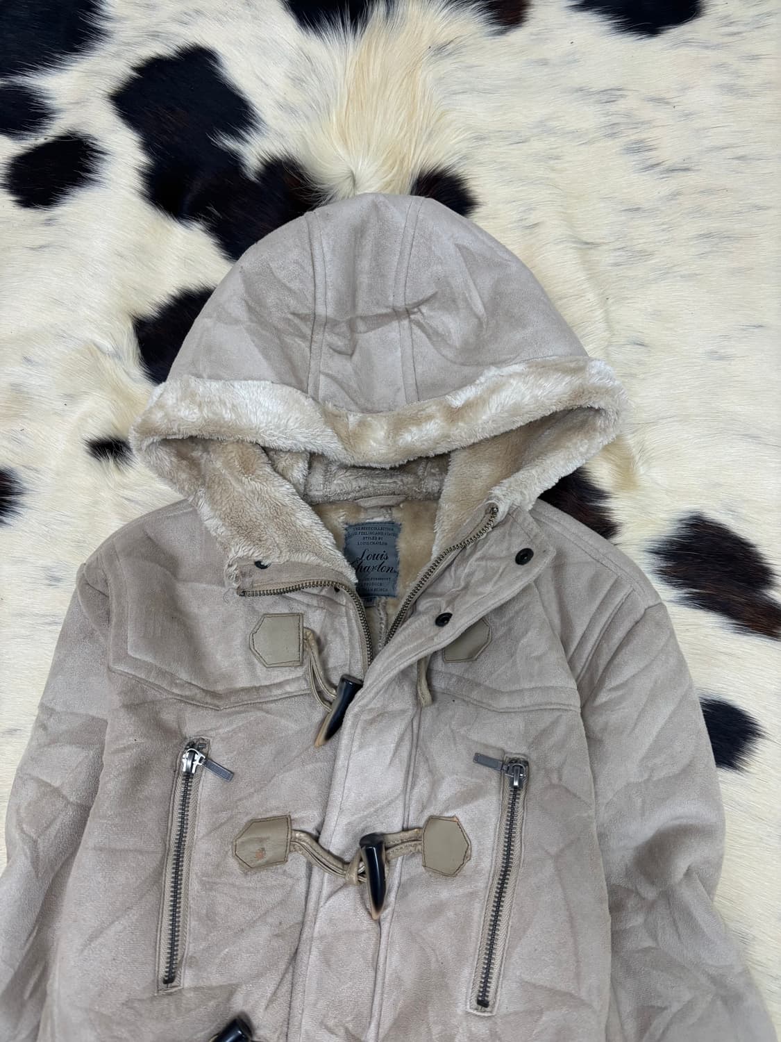 [Louis Charlon]00’s Desgin Hoodie Beige  상품이미지6