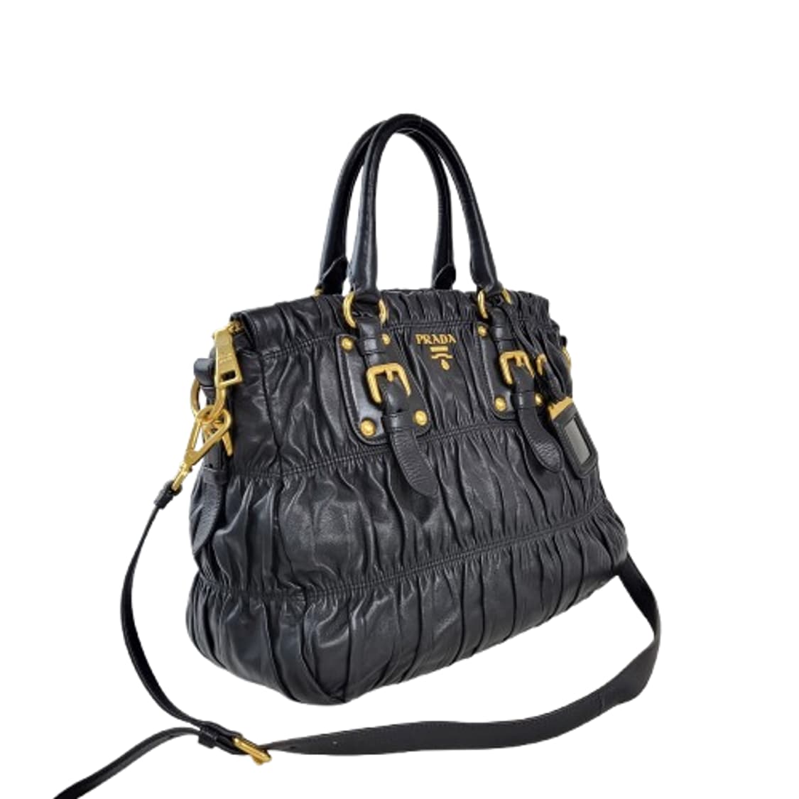정품 프라다 클래식 고프레 램스킨 2-WAY 백 상품이미지2
