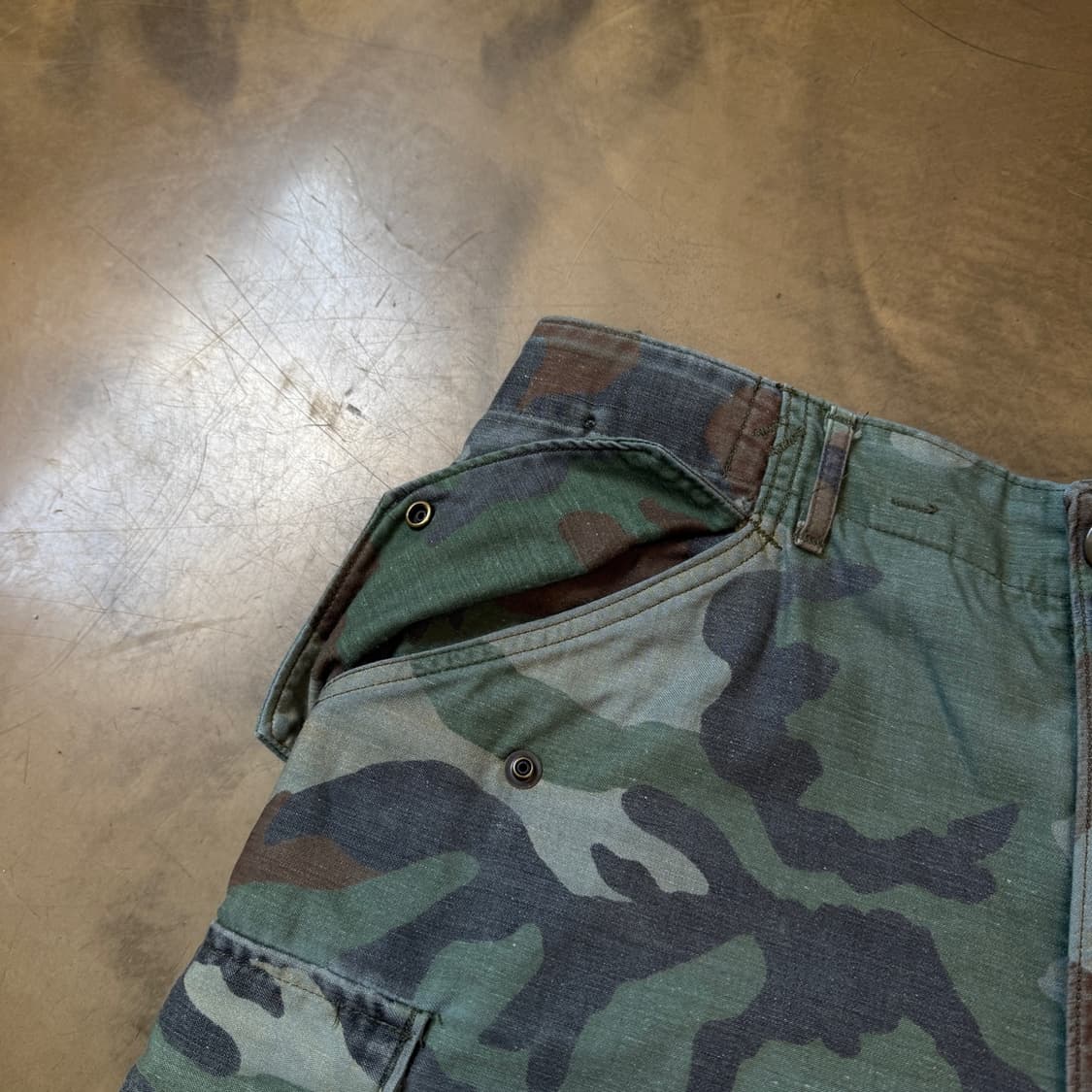 M65 팬츠 페이딩 컷오프 팬츠 상품이미지3