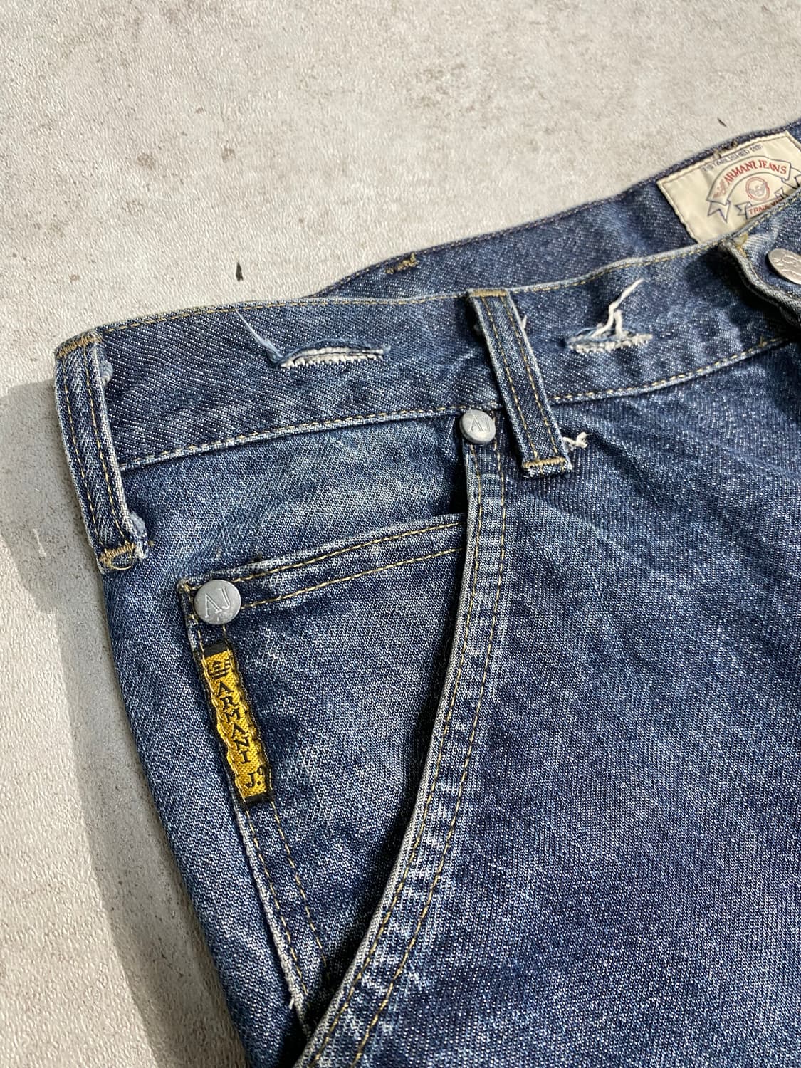 [32] 90s Armani Jeans 아르마니진스 카펜터 데님팬츠 상품이미지5
