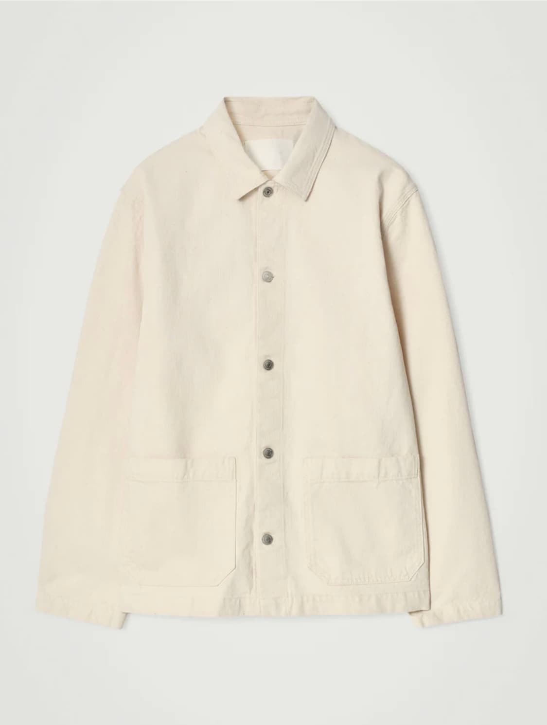 COS 코스 릴랙스드 체인 스티치 데님 오버셔츠 상품이미지2