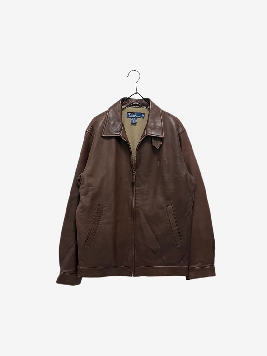 폴로 양가죽 램스킨 레더 자켓 브라운 상품이미지1