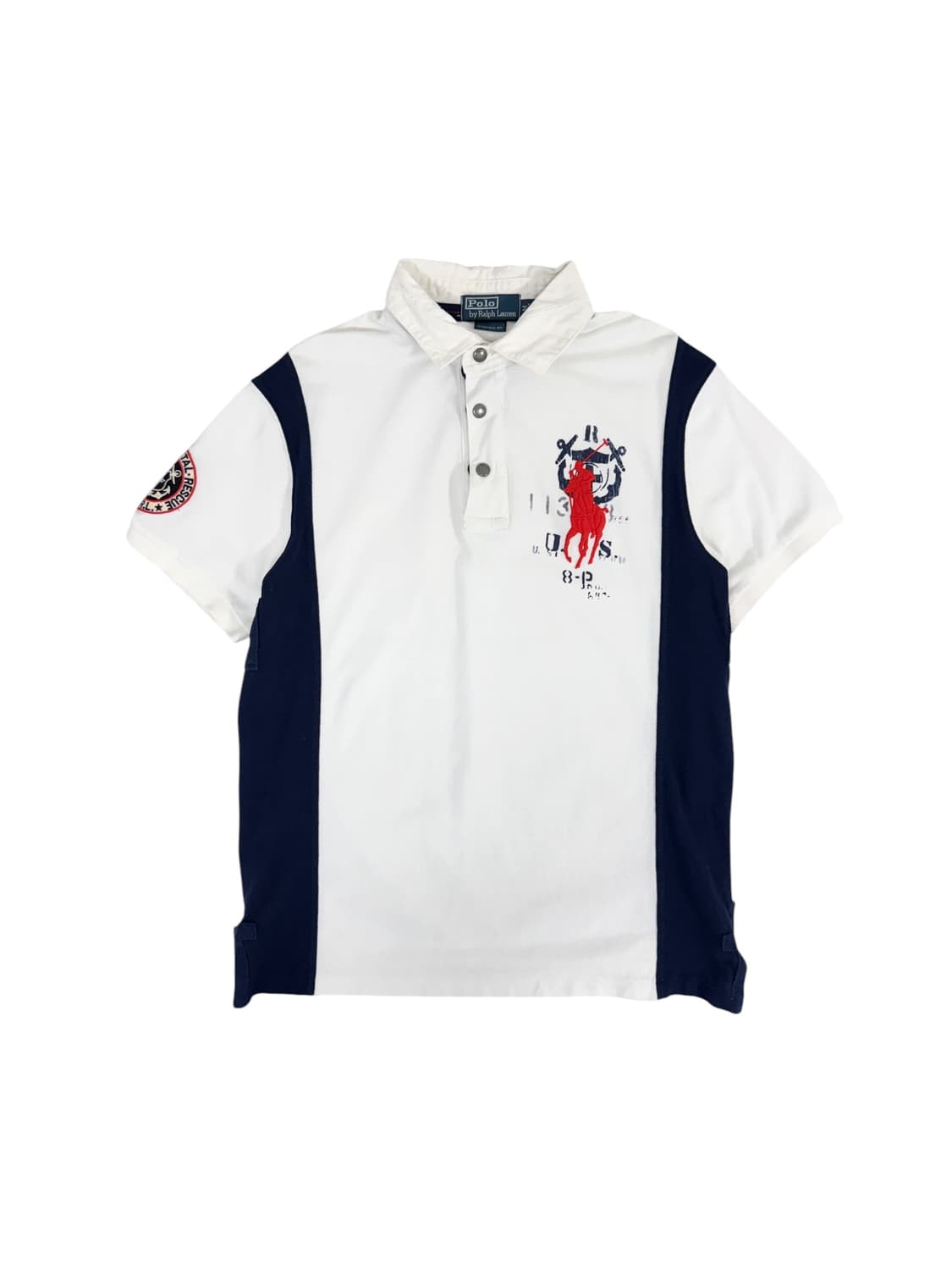 폴로 빅포니 화이트 반팔 카라티 (man m) 상품이미지1