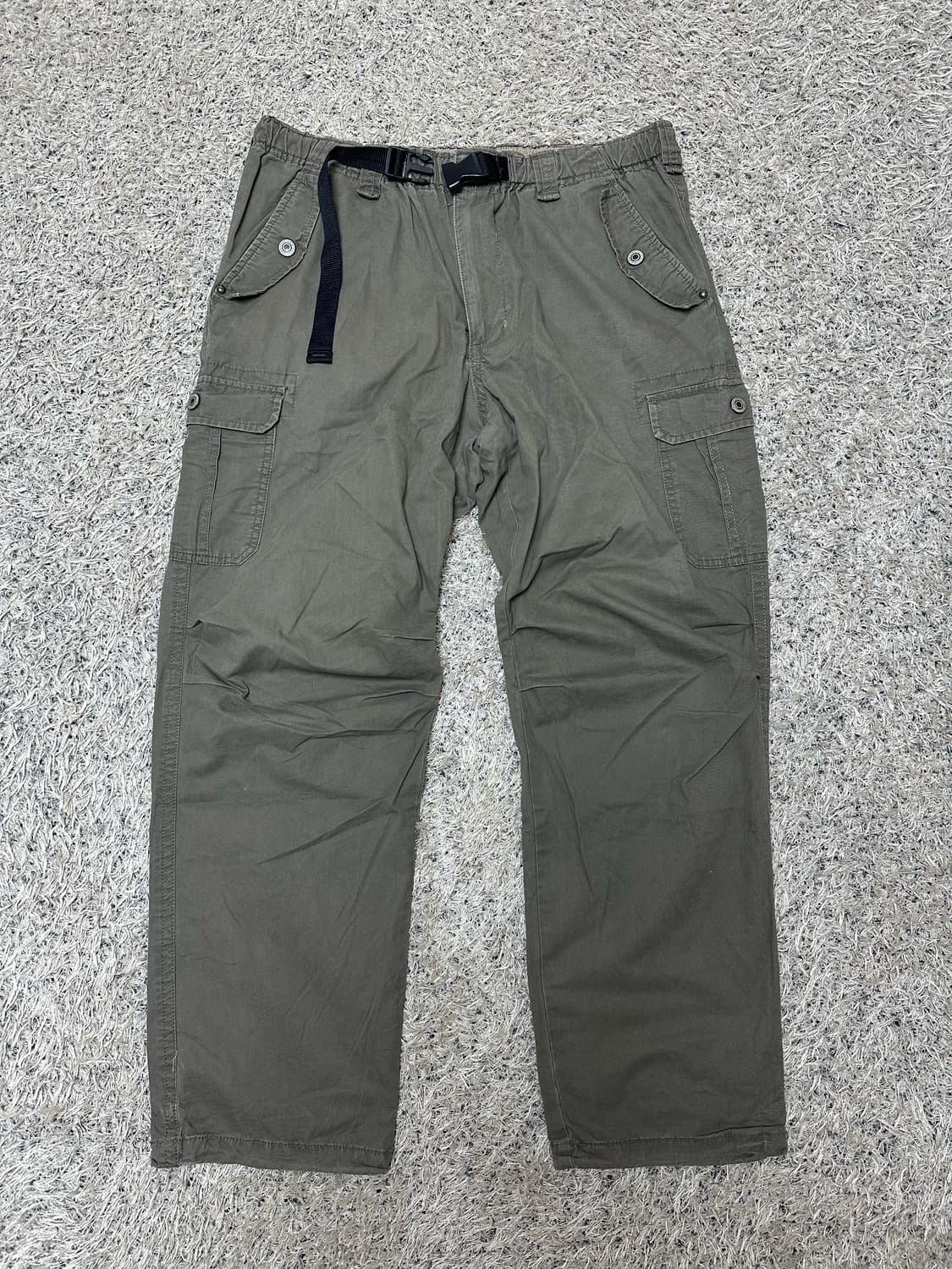 빈티지 카키 카고바지 상품이미지1