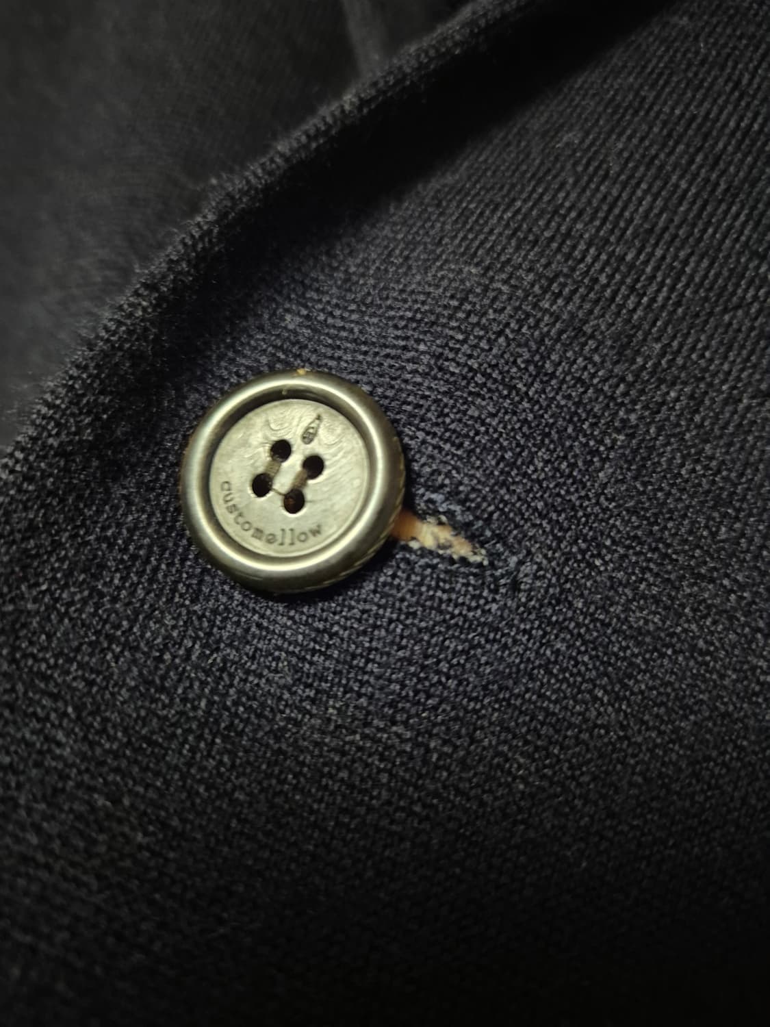 커스텀멜로우 네이비 니트 가디건 38사이즈 상품이미지8