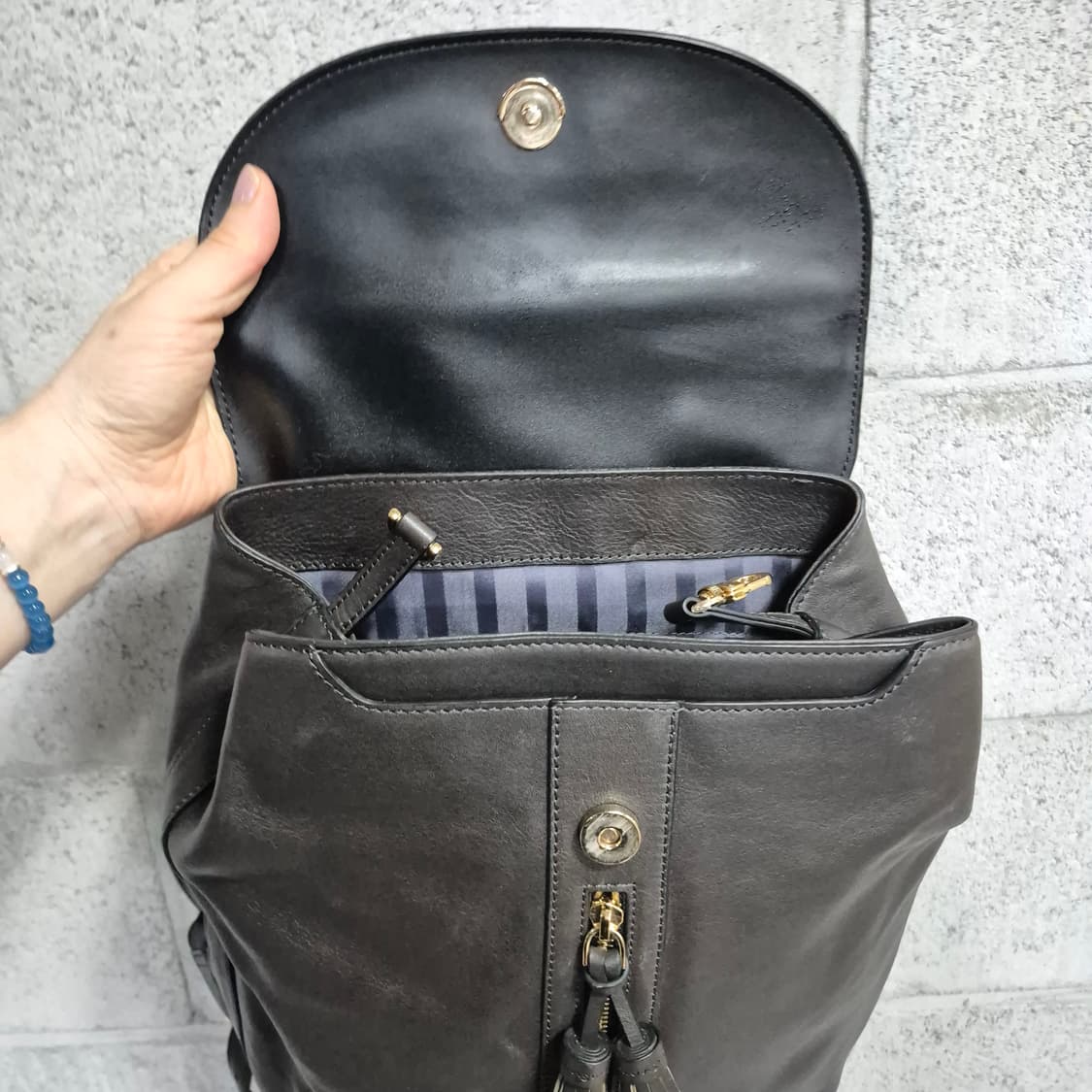 몽삭 가죽백팩 상품이미지8