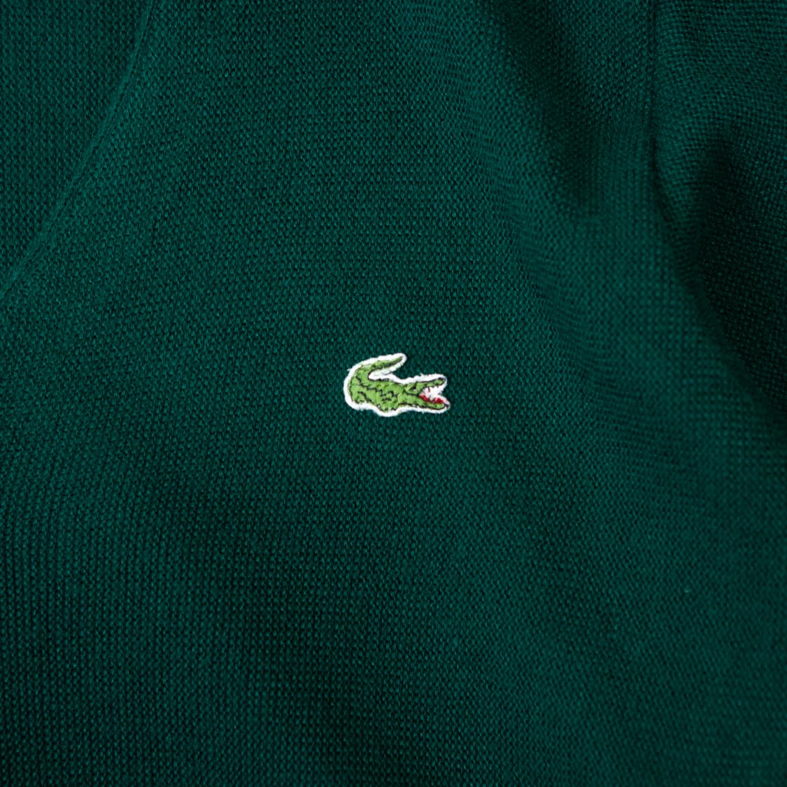 70s IZOD 라코스테 아크릴 가디건 딥 그린 상품이미지2