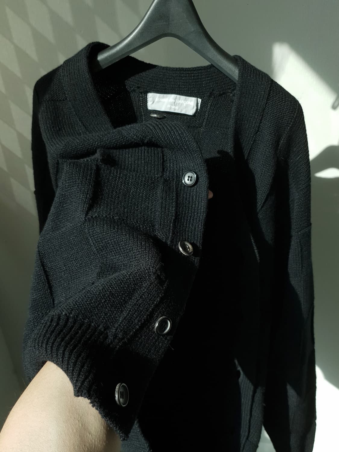 90s Comme Des Garcons Patchwork cardigan 상품이미지8