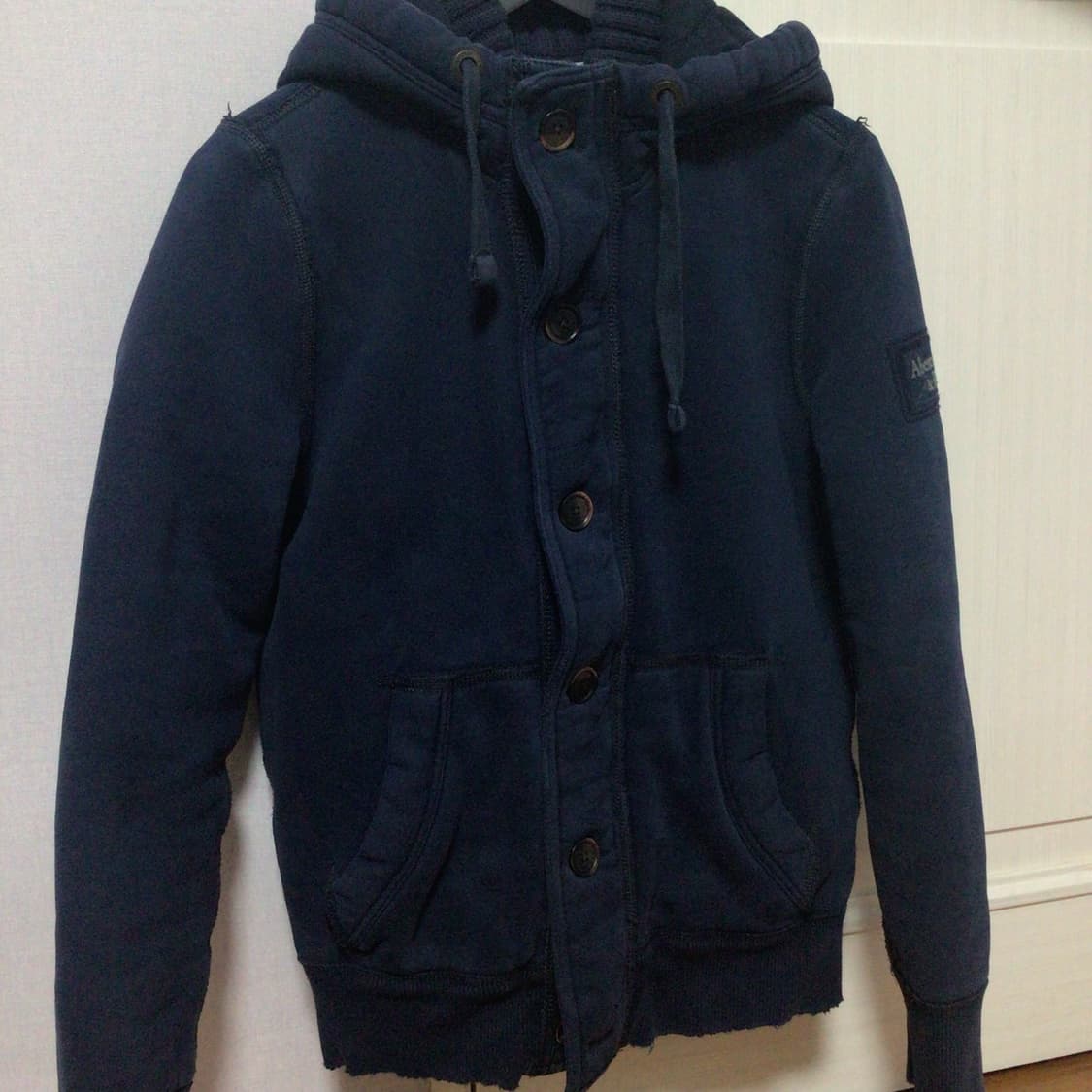 아베크롬비 피치 올드스쿨 네이비 후드집업 상품이미지1