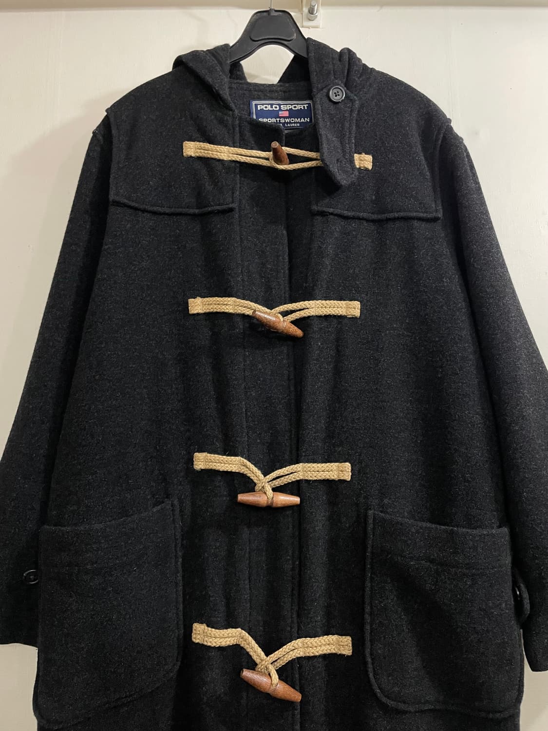 폴로 스포츠 랄프로렌 더플 코트 챠콜 상품이미지3