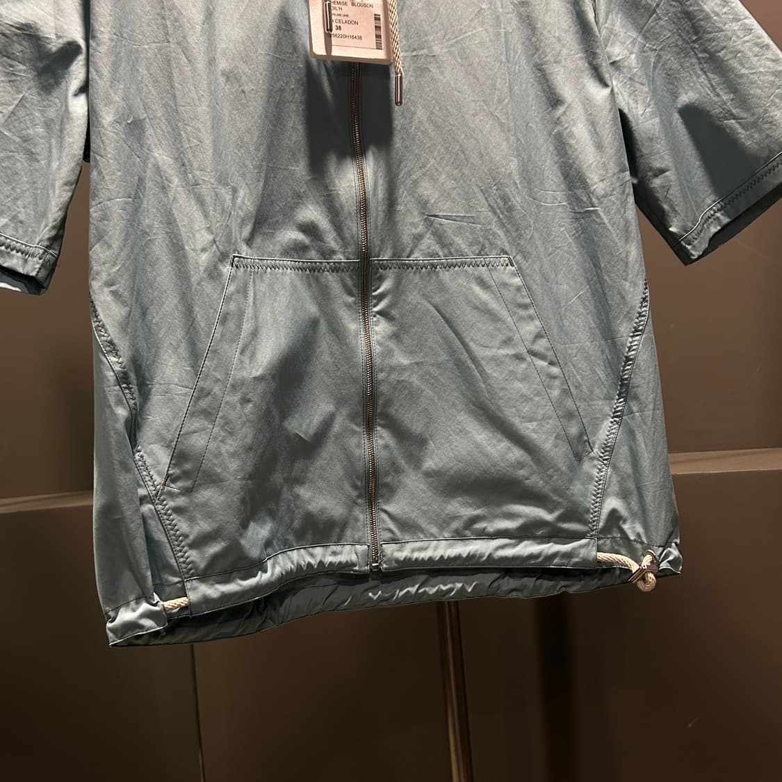 에르메스 스트링 반소매 후드 집업 자켓 상품이미지3