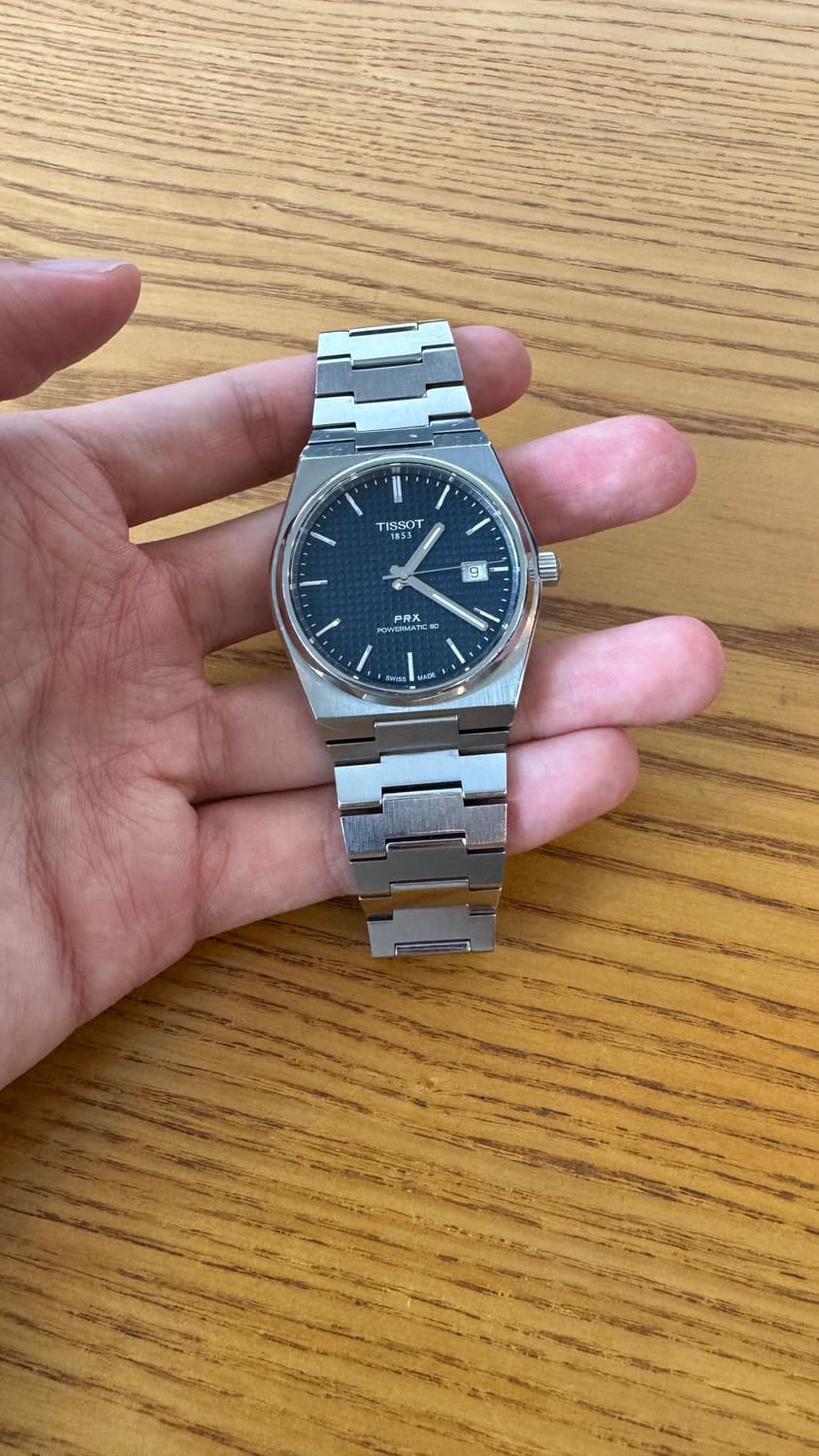 [판/교] 티쏘 prx 오토매틱 청판 40mm 풀박스 상품이미지2