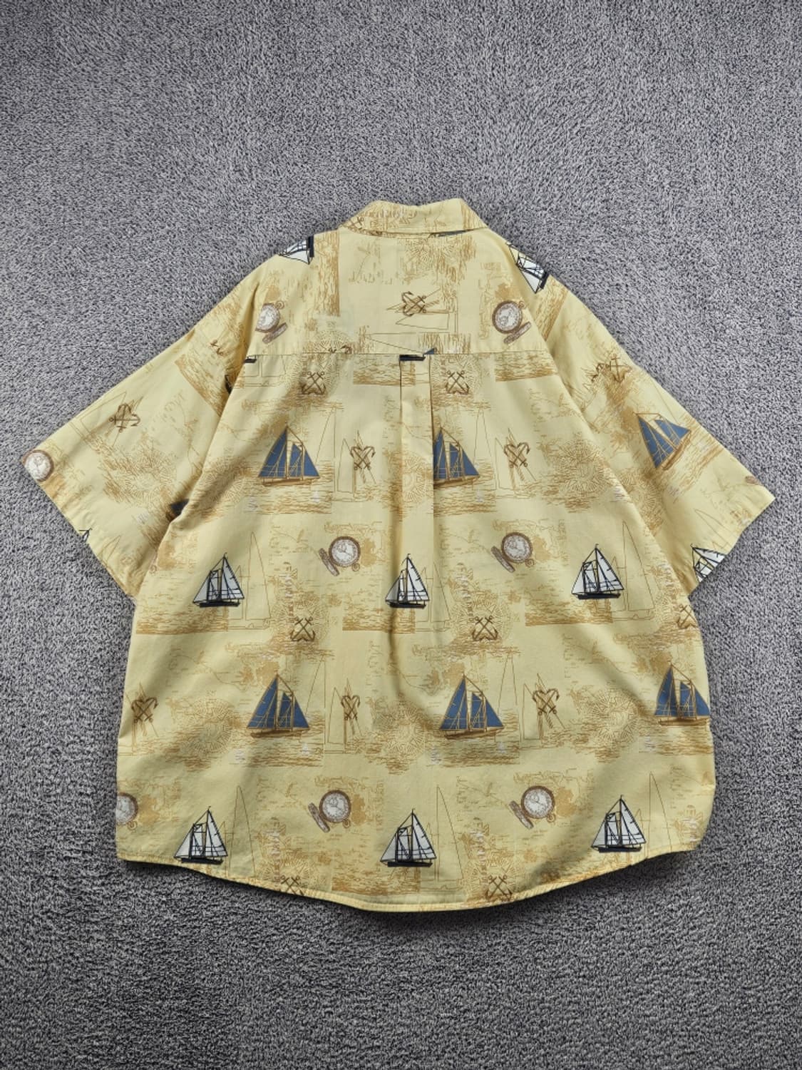 PURITAN 요트 세일링 패턴 반팔 셔츠 ( 2XL ) / 12744 상품이미지3