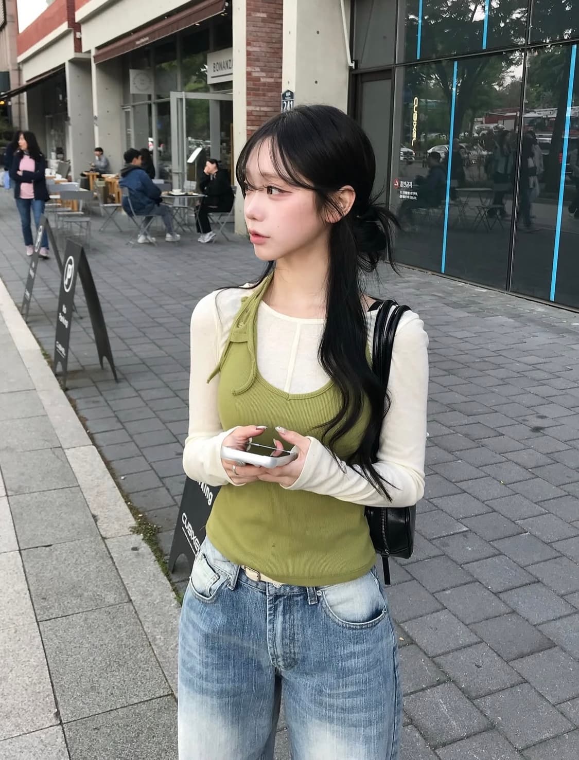 (새상품) Kirev키레브 올리브티, 청바지 상품이미지4