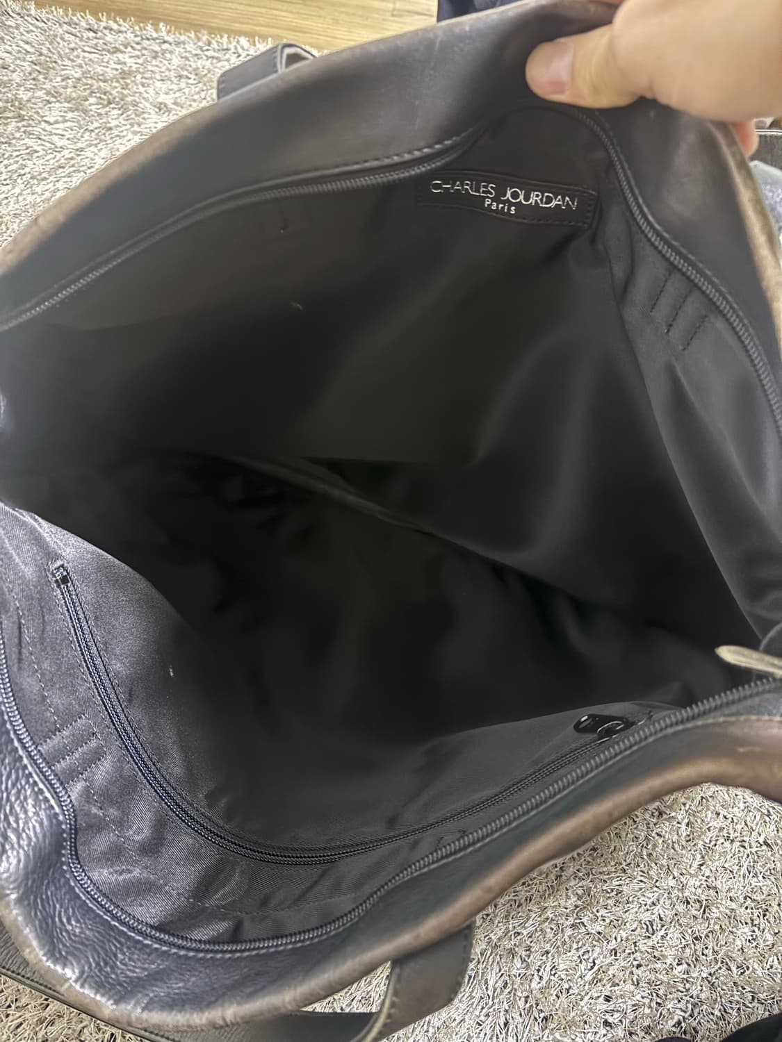 일본판 CHARLES JOURDAN 가죽 토트백 상품이미지8