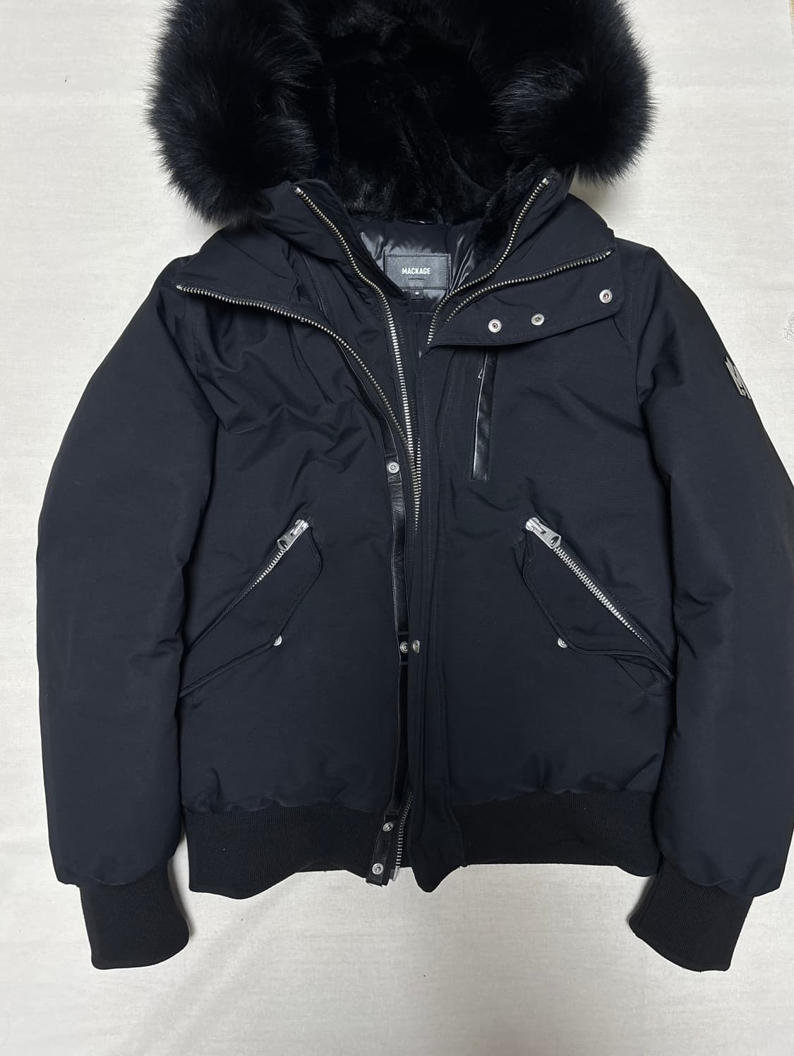 맥케이지 딕슨 패딩 블랙 퍼 [40] 상품이미지1