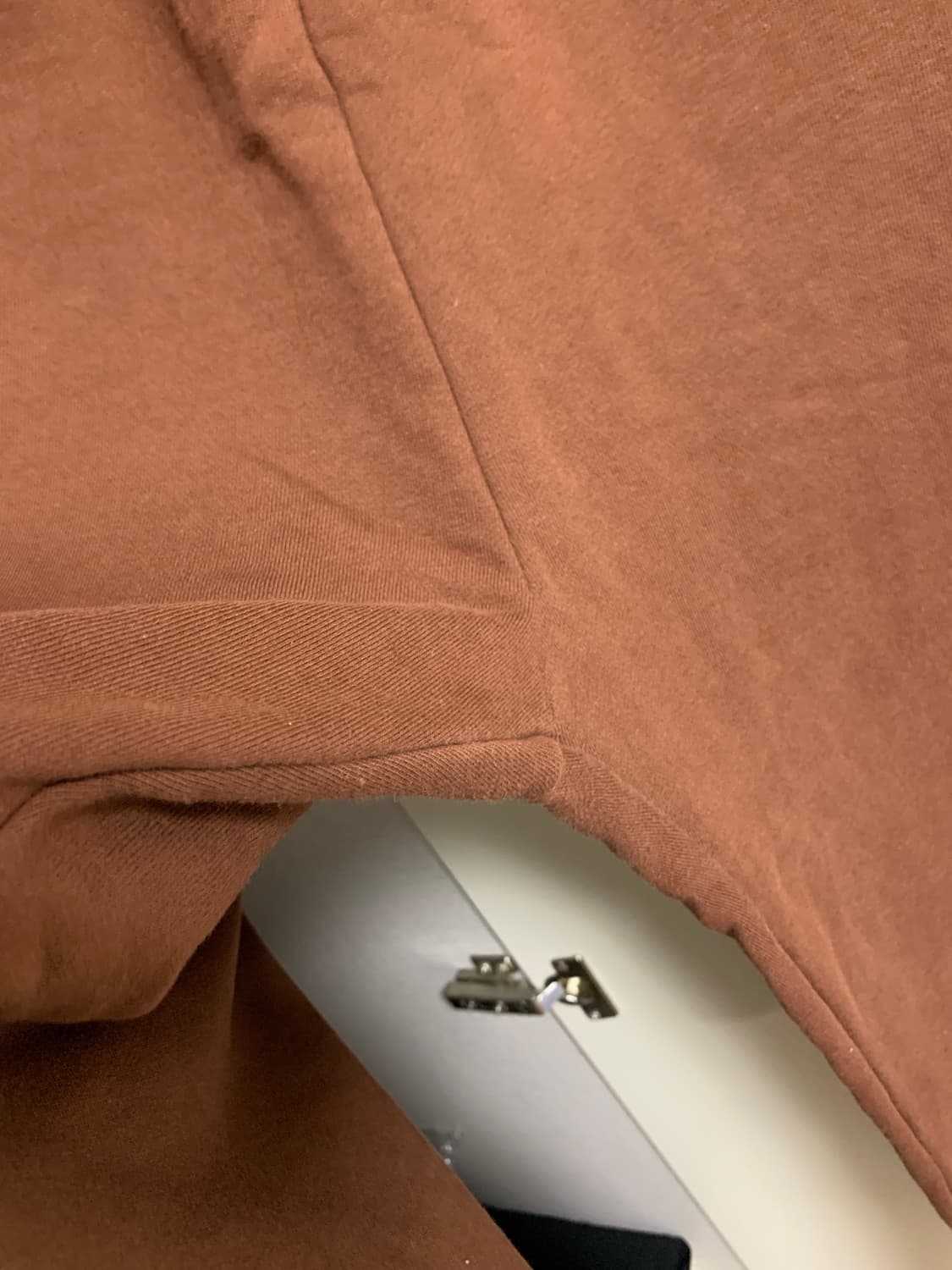 애프터먼데이 스웻팬츠 네이비/브라운 일괄 상품이미지8