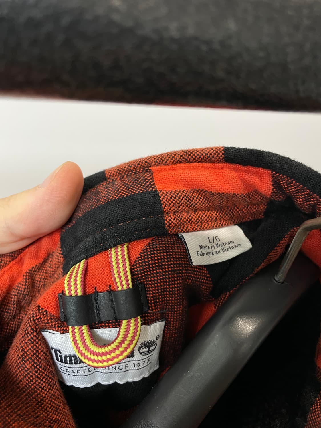 (L) 팀버랜드 레드 버팔로 체크 플란넬 셔츠 상품이미지5