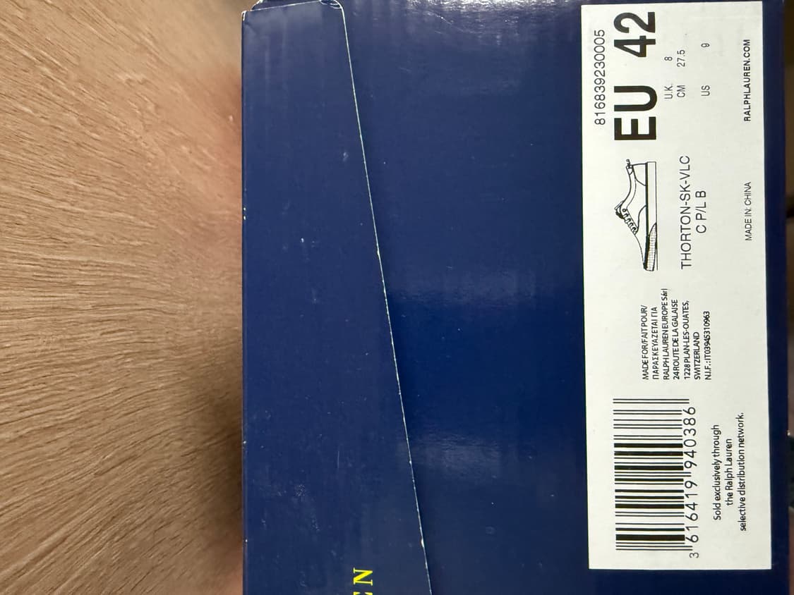 [42] 폴로 랄프로렌 키튼 올오버 포니 캔버스 컨버스 스니커즈 핑크 상품이미지4