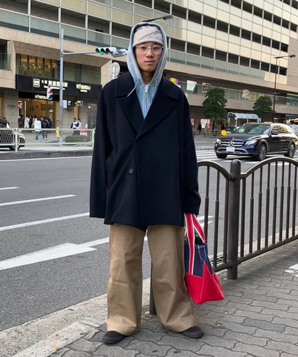 VAPORIZE Beaver Pea Coat 상품이미지3