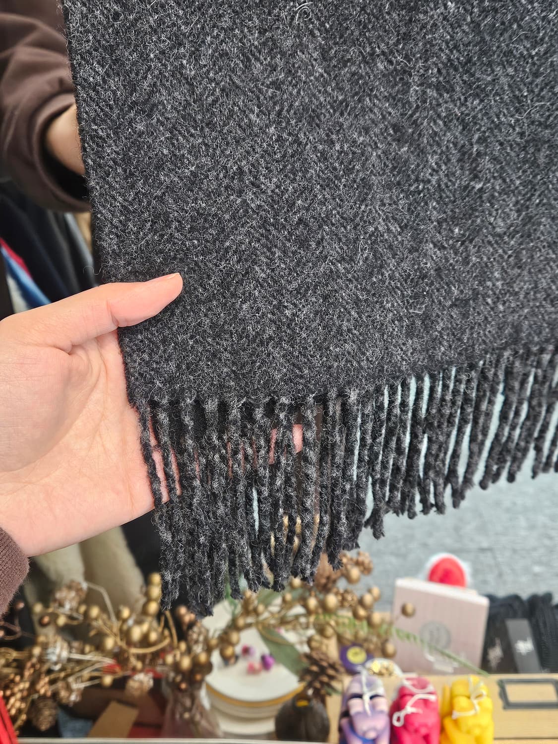 BEAMS 빔즈 울100% 머플러 상품이미지6