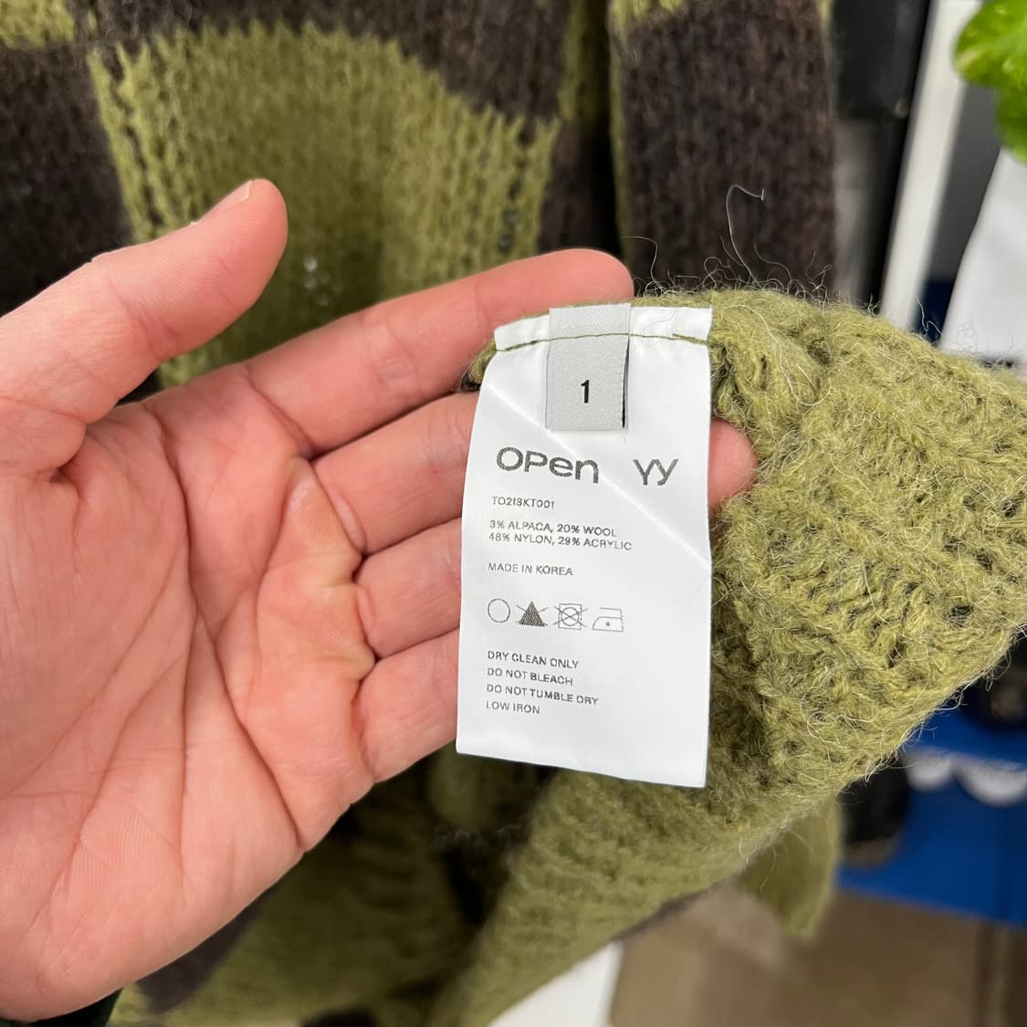 오픈와이와이 알파카 니트 1 상품이미지4