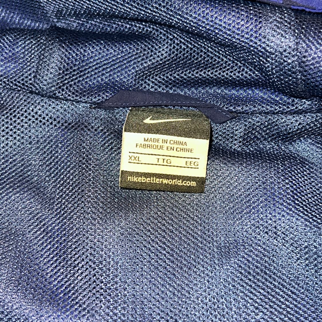 빈티지 00s NIKE FCRB 스트라이프 후드 윈드브레이커 자켓 상품이미지8