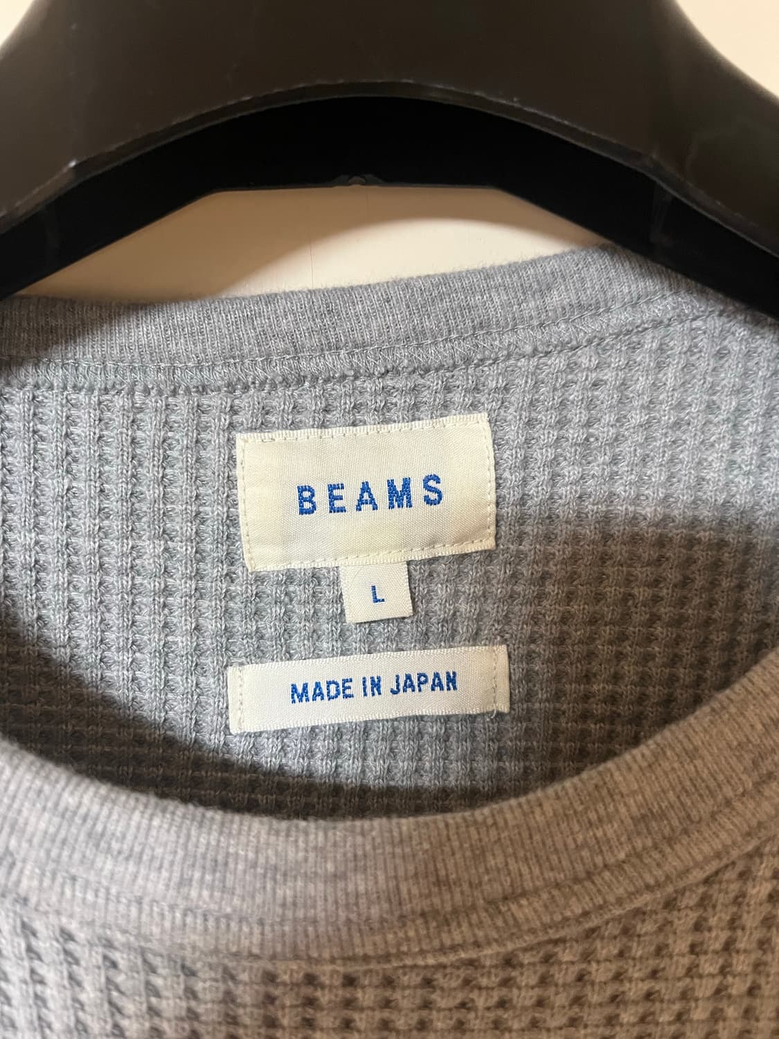 빔즈 와플 써멀 티셔츠 그레이 L 상품이미지2