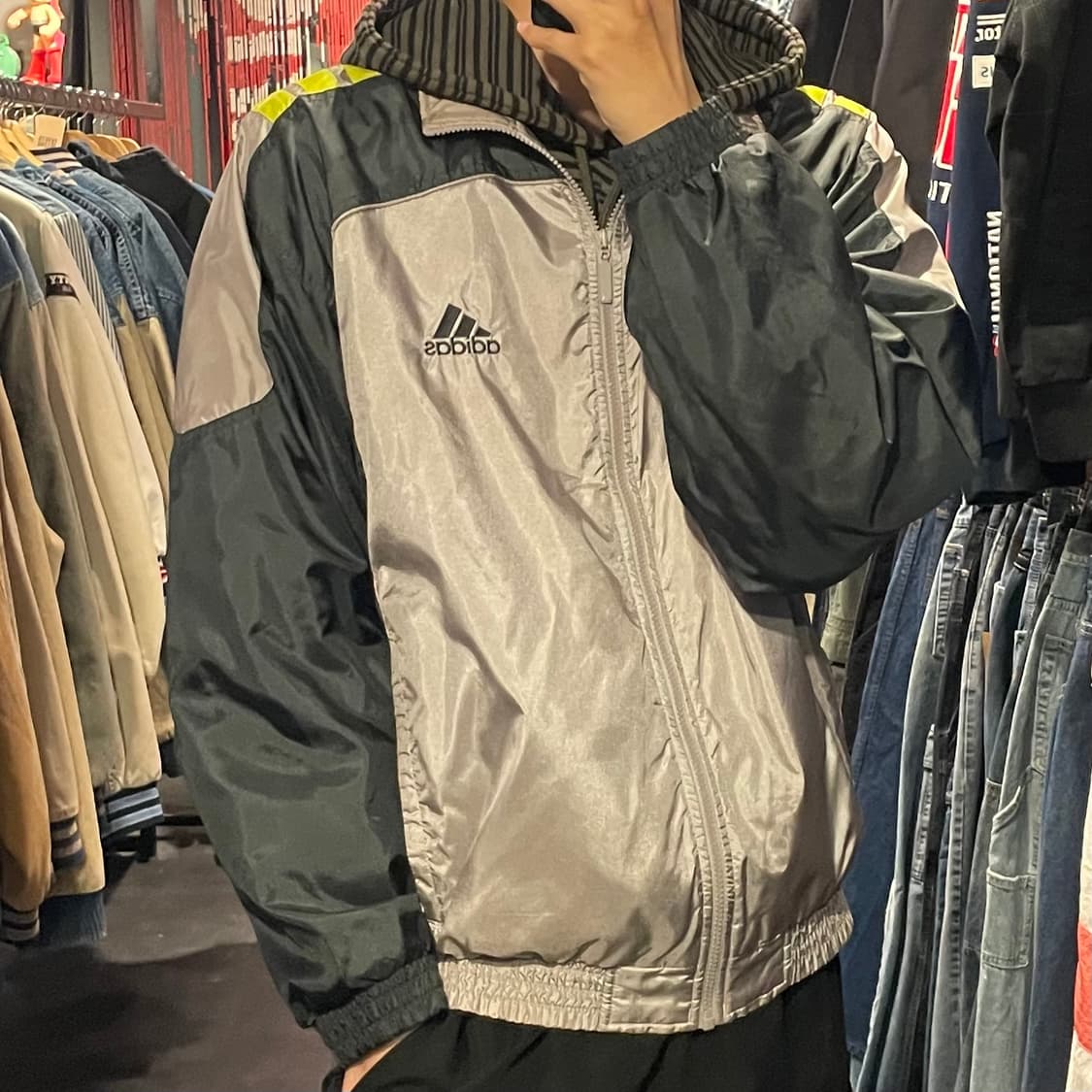 [IM] adidas 아디다스 바람막이 그레이 상품이미지6