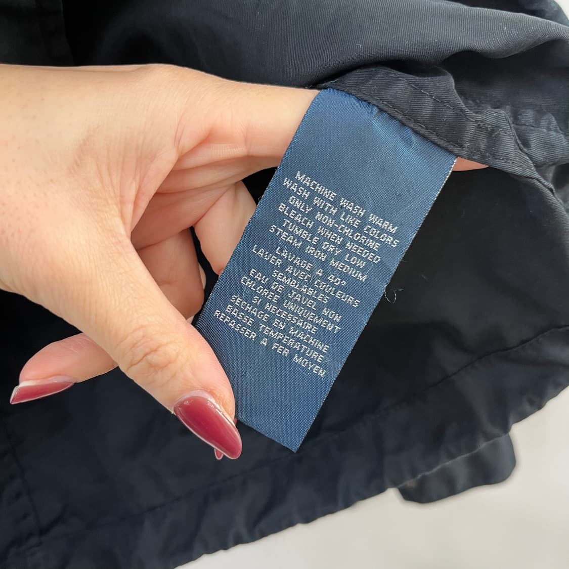 폴로 랄프로렌 레드 포니 블랙 투웨이 코튼 후드 자켓 상품이미지8