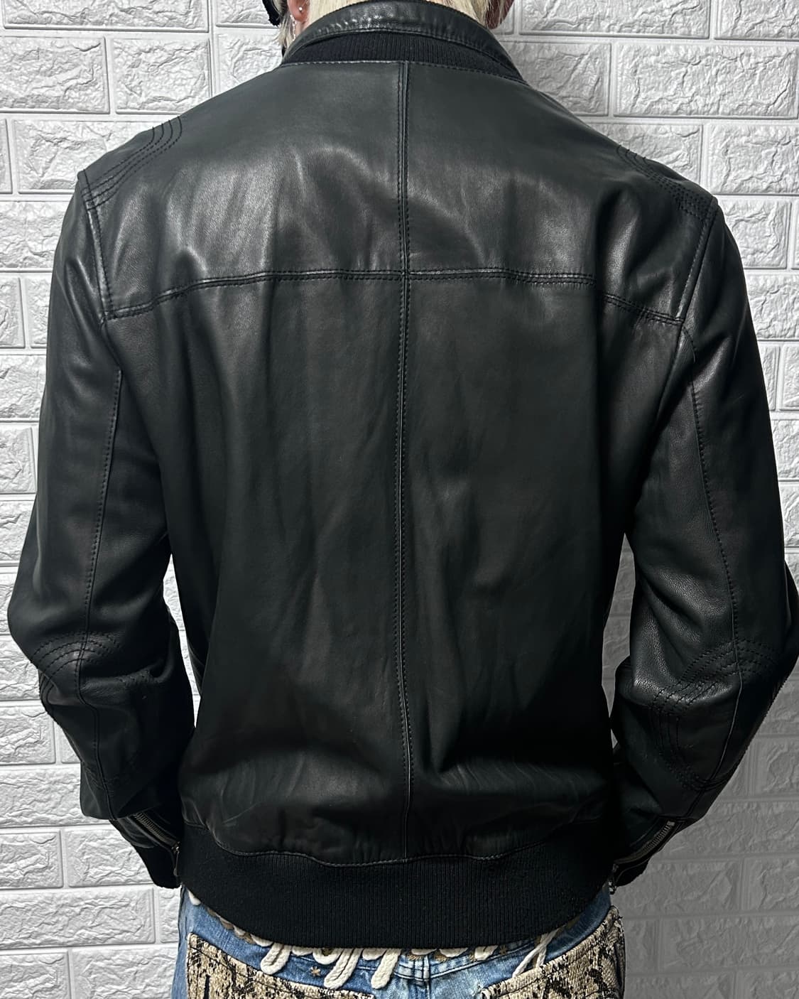 램스킨 레더 카라 자켓  상품이미지3